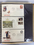 American Commemorative Collections Lot of 3 Binders with 176 Stamp Panels SB