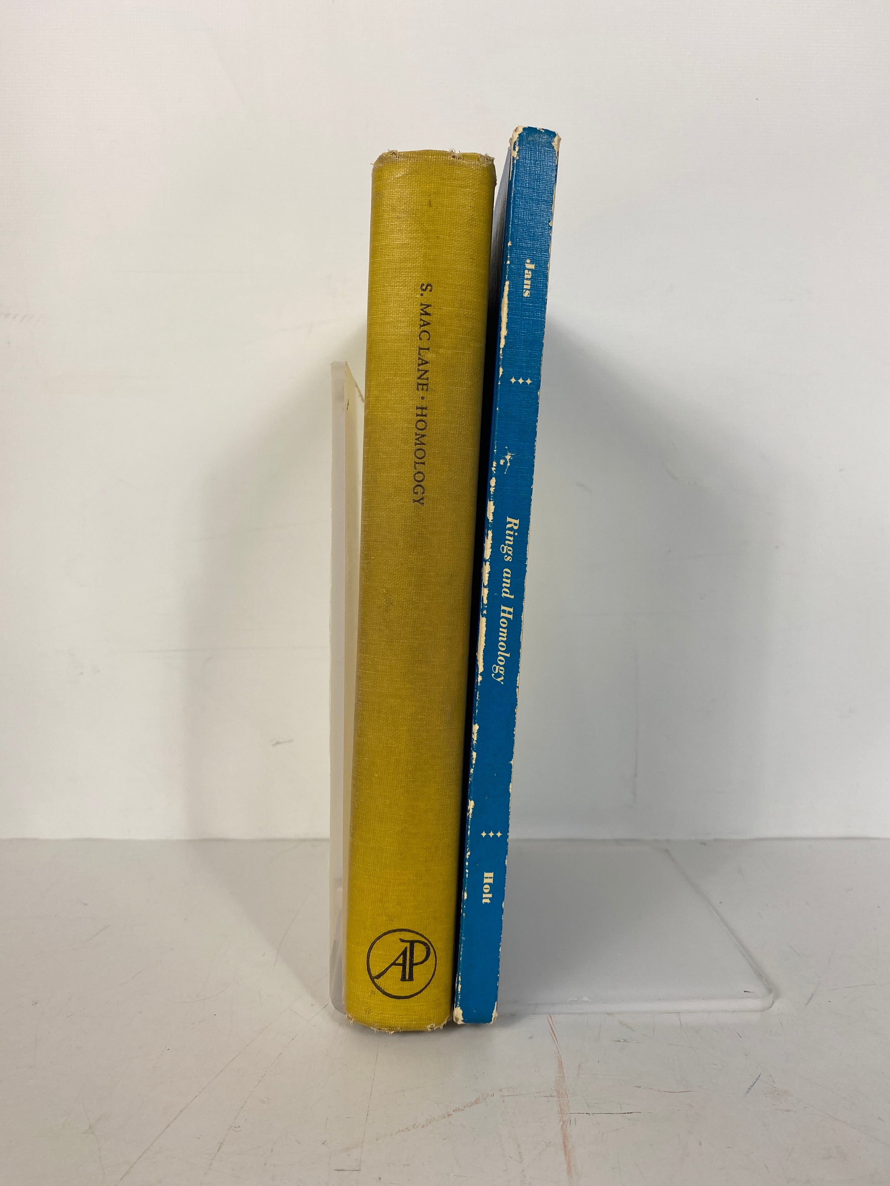 Lot of 2: Homology (MacLane)/Rings & Homology (Jans) 1963-64 HC