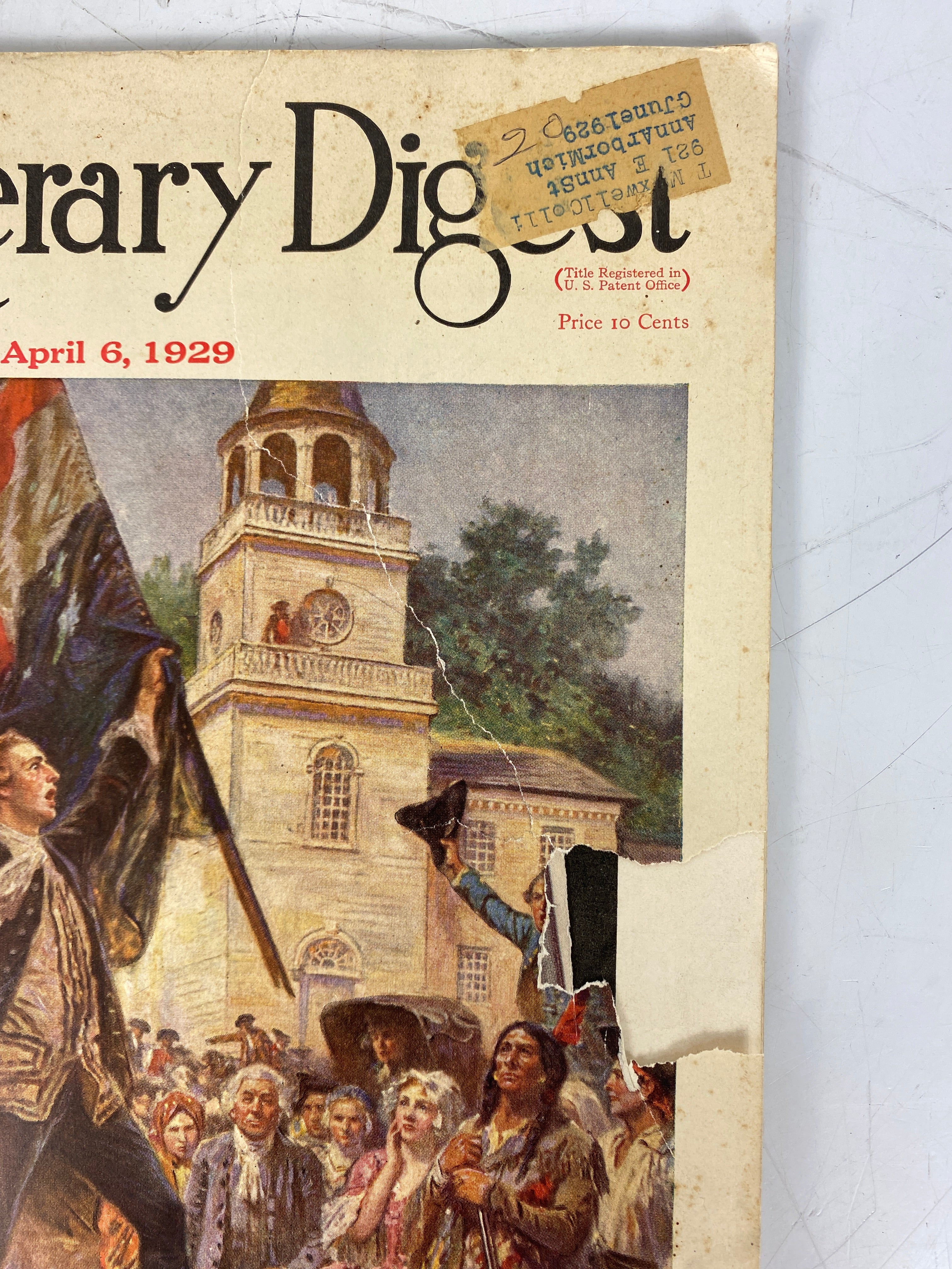 Lot of 3 The Literary Digest Magazine Mar, Apr, May 1929