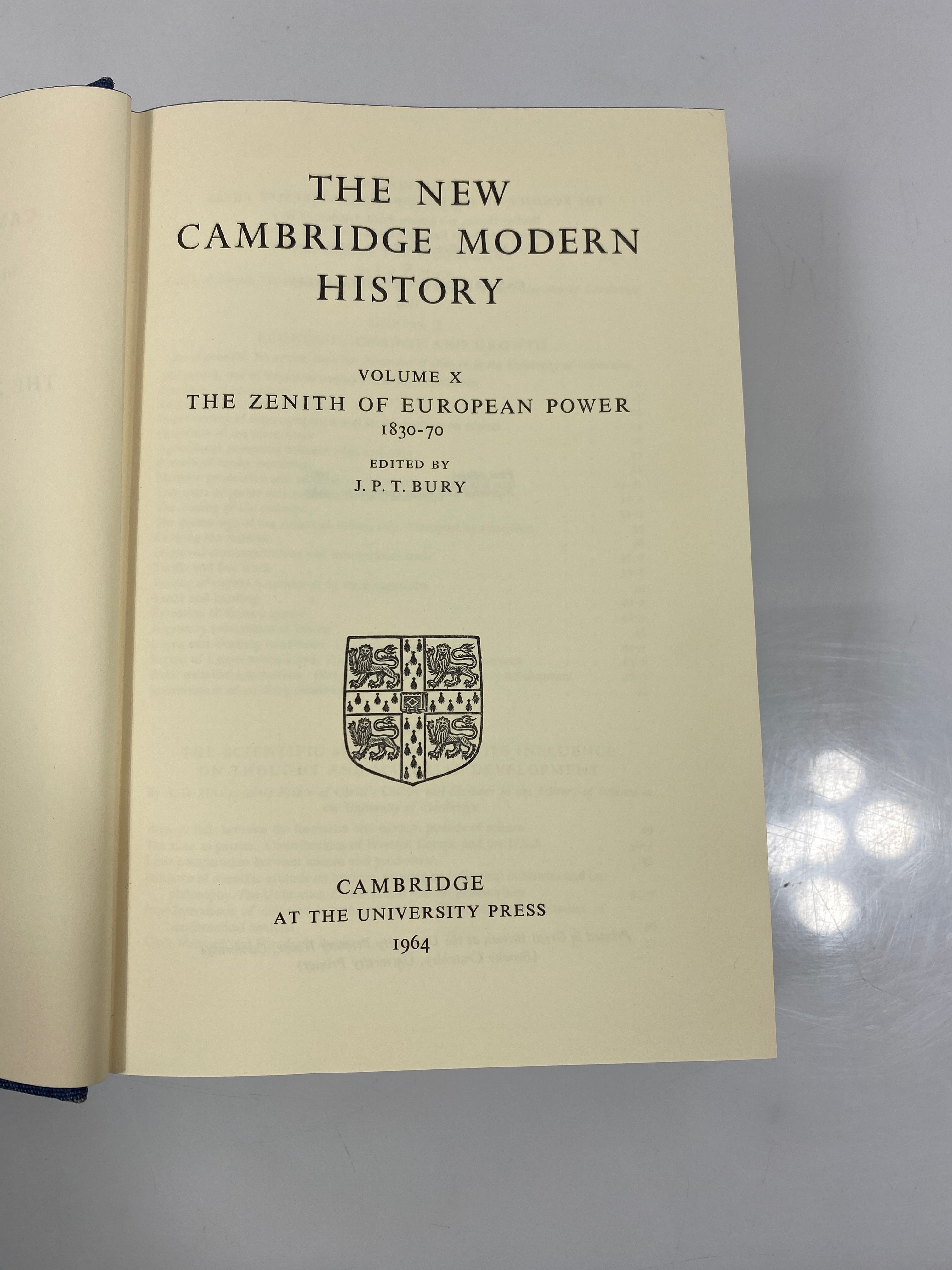 The New Cambridge Modern History Vol. X by Bury 1964 HCDJ