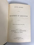 Lot of 4 Antique U.S. Department of Agriculture Reports 1891-1900 HC