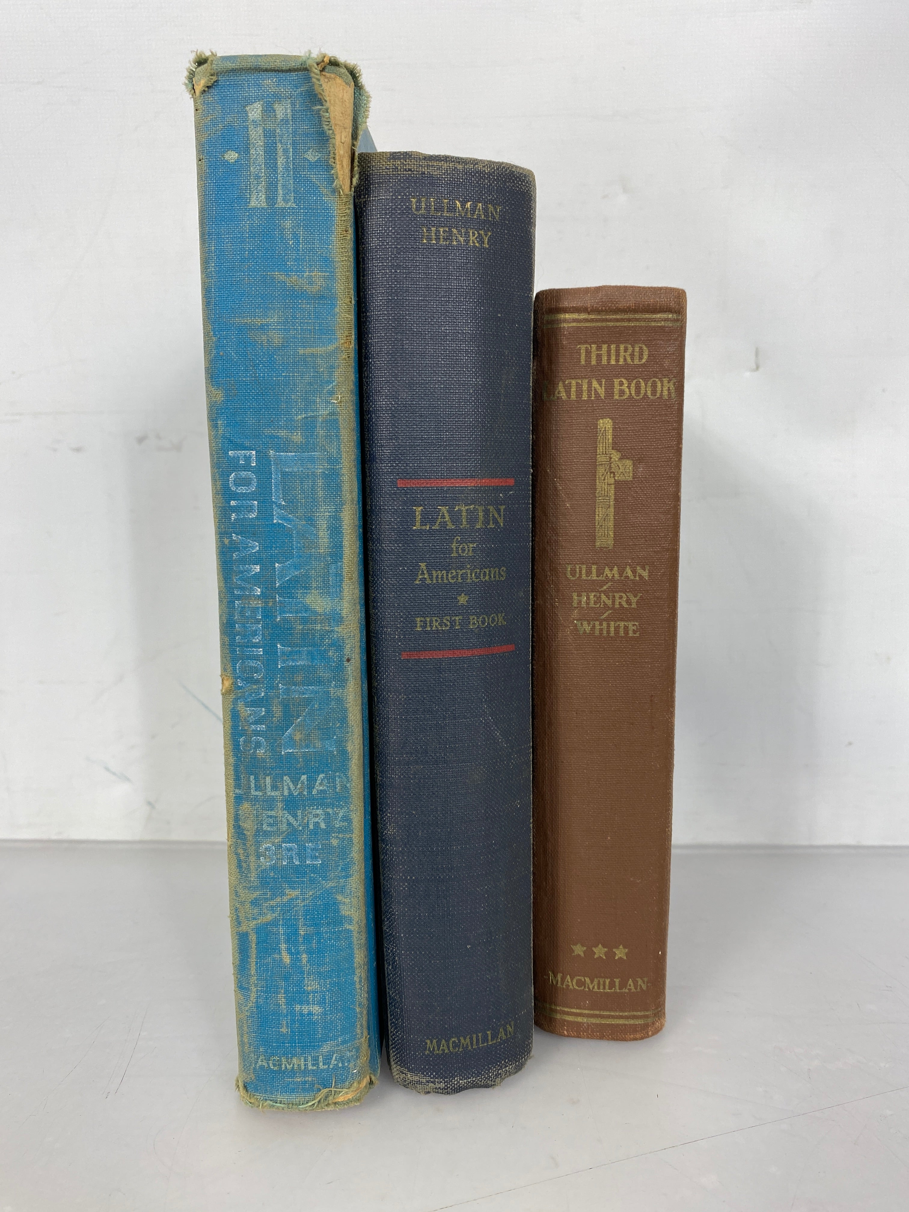 Lot of 3 Vintage Latin Texts 1950-1959 HC