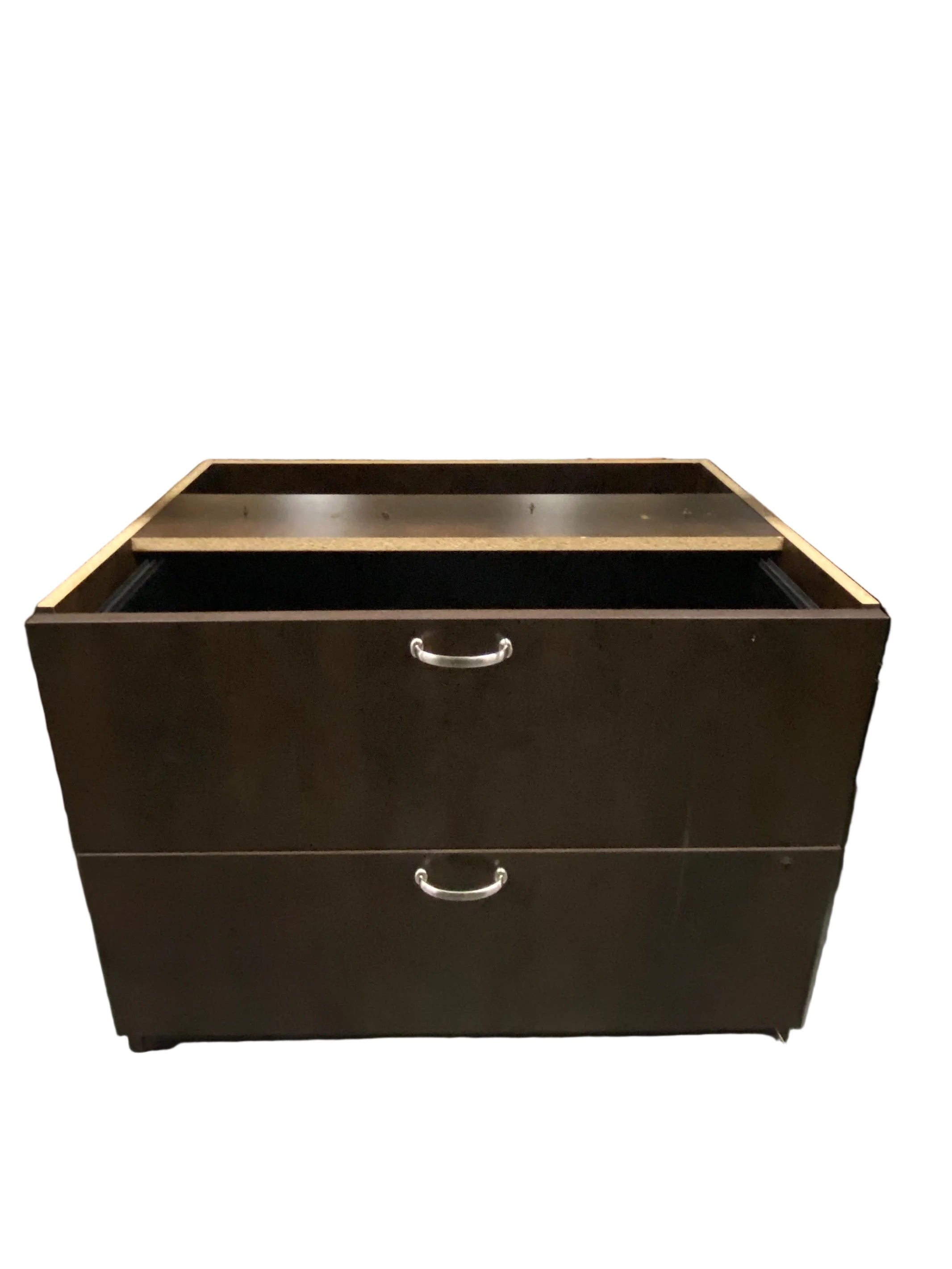 Wooden Office 2 Drawer Filing Cabinet