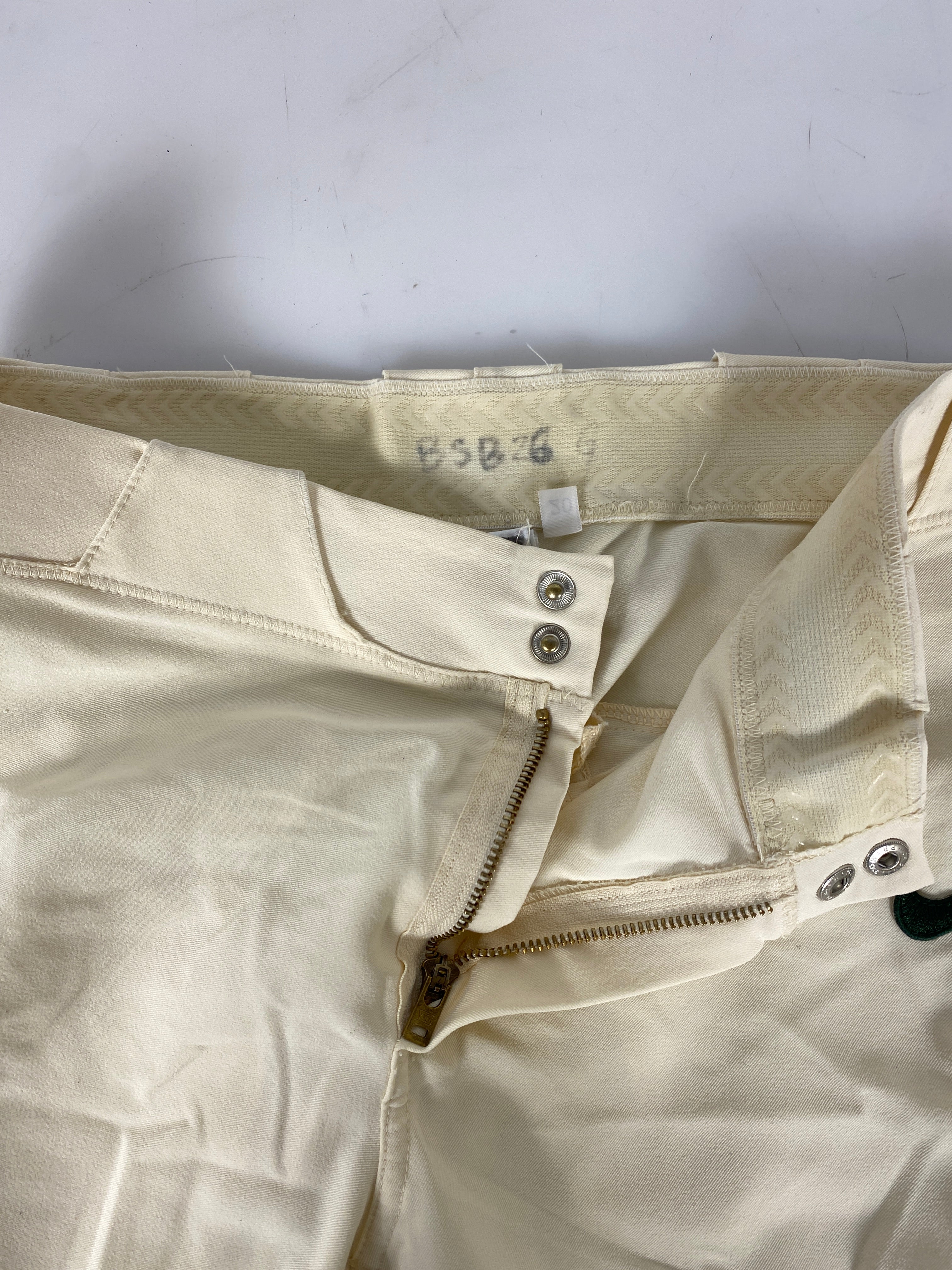 Nike Beige Baseball Green Stripe Game Capri Pant Men’s Size 2XL L20