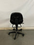 Tall Black Office Chair with Foot Bar Rest