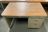 Steelcase Tan 3 Drawer Tanker Desk