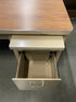 Steelcase Tan 3 Drawer Tanker Desk