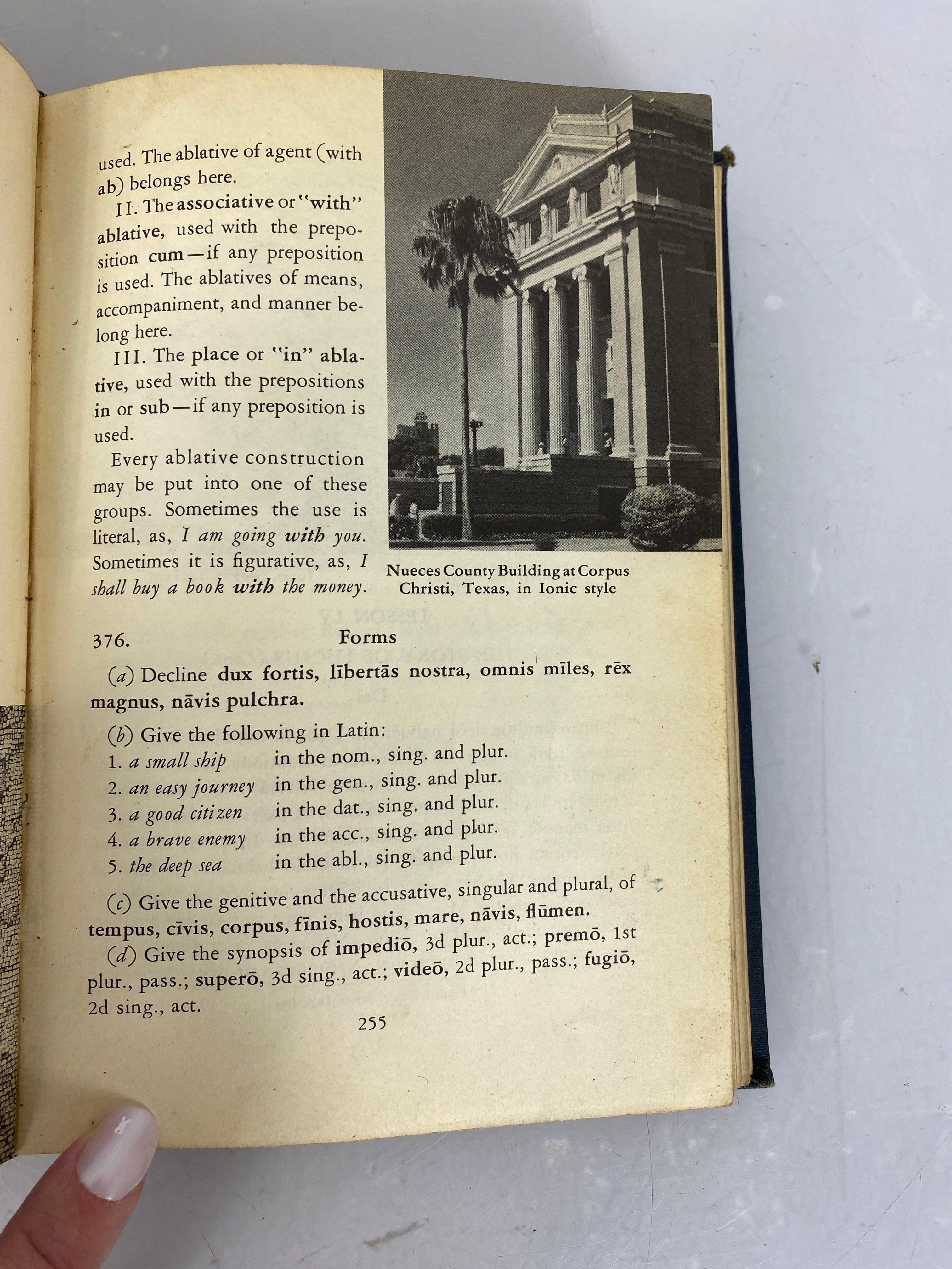 Lot of 3 Vintage Latin Texts 1950-1959 HC