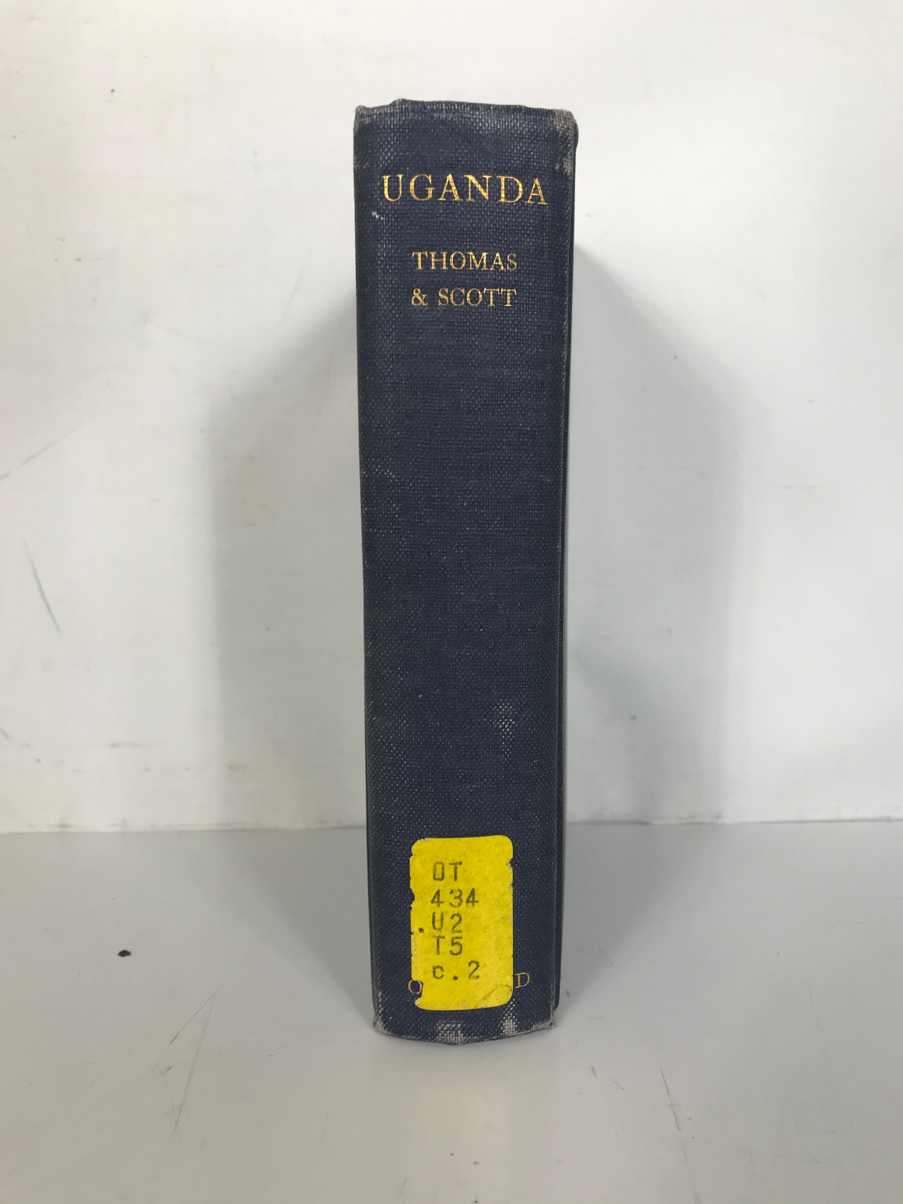 Uganda by Thomas & Scott 1935 HC Ex-Library With Color Plates