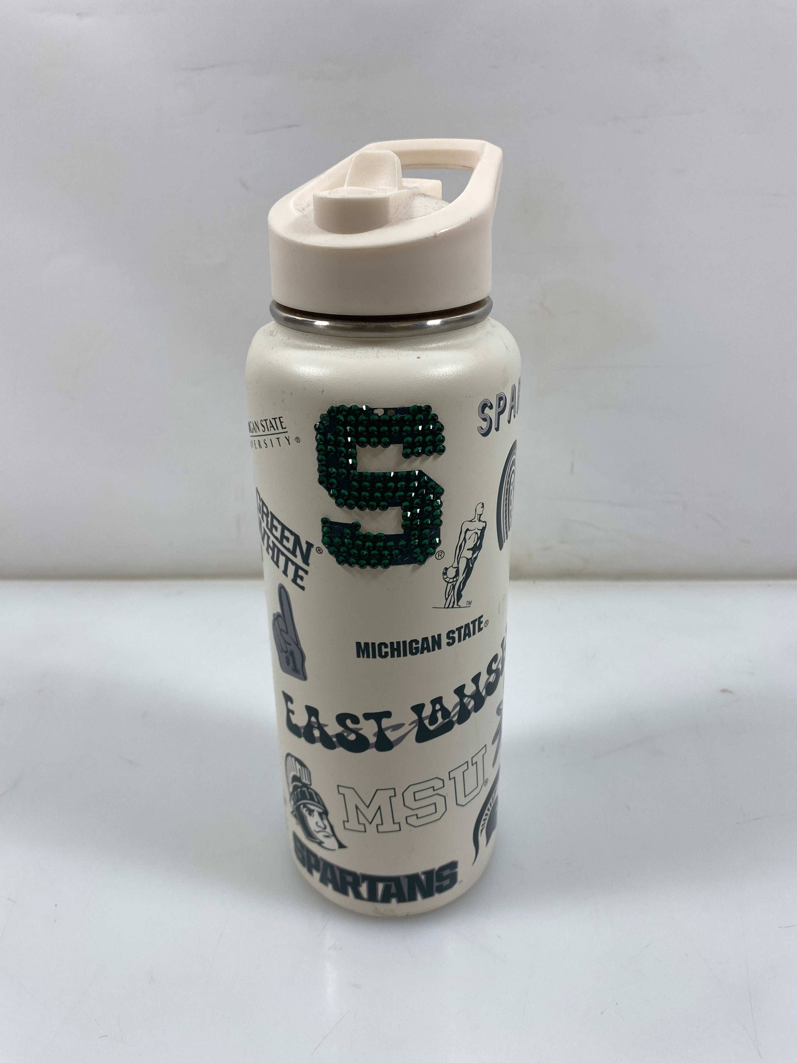 34oz Stainless Steel MSU Water Bottle