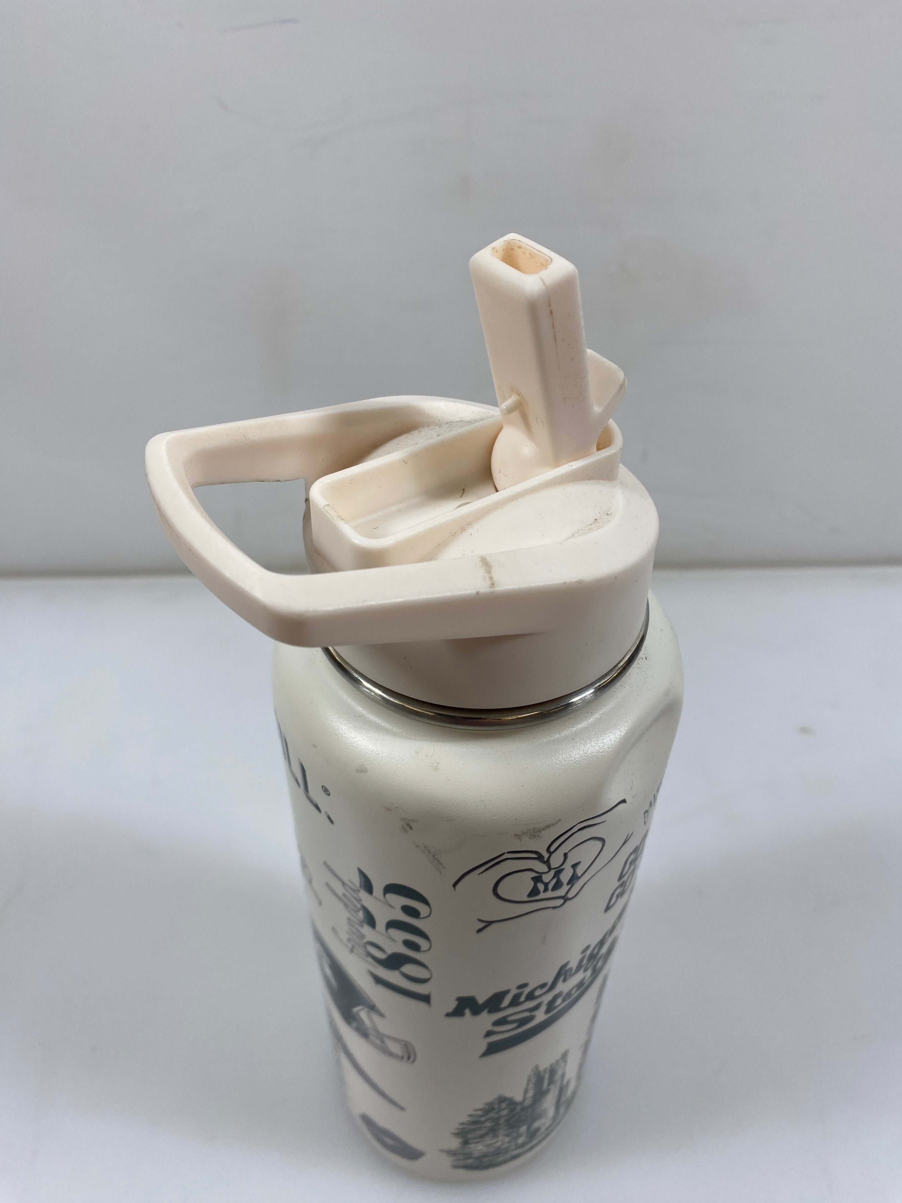 34oz Stainless Steel MSU Water Bottle