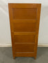 The Globe-Wernicke Co. Light Oak G-25 Wooden Filing Cabinet