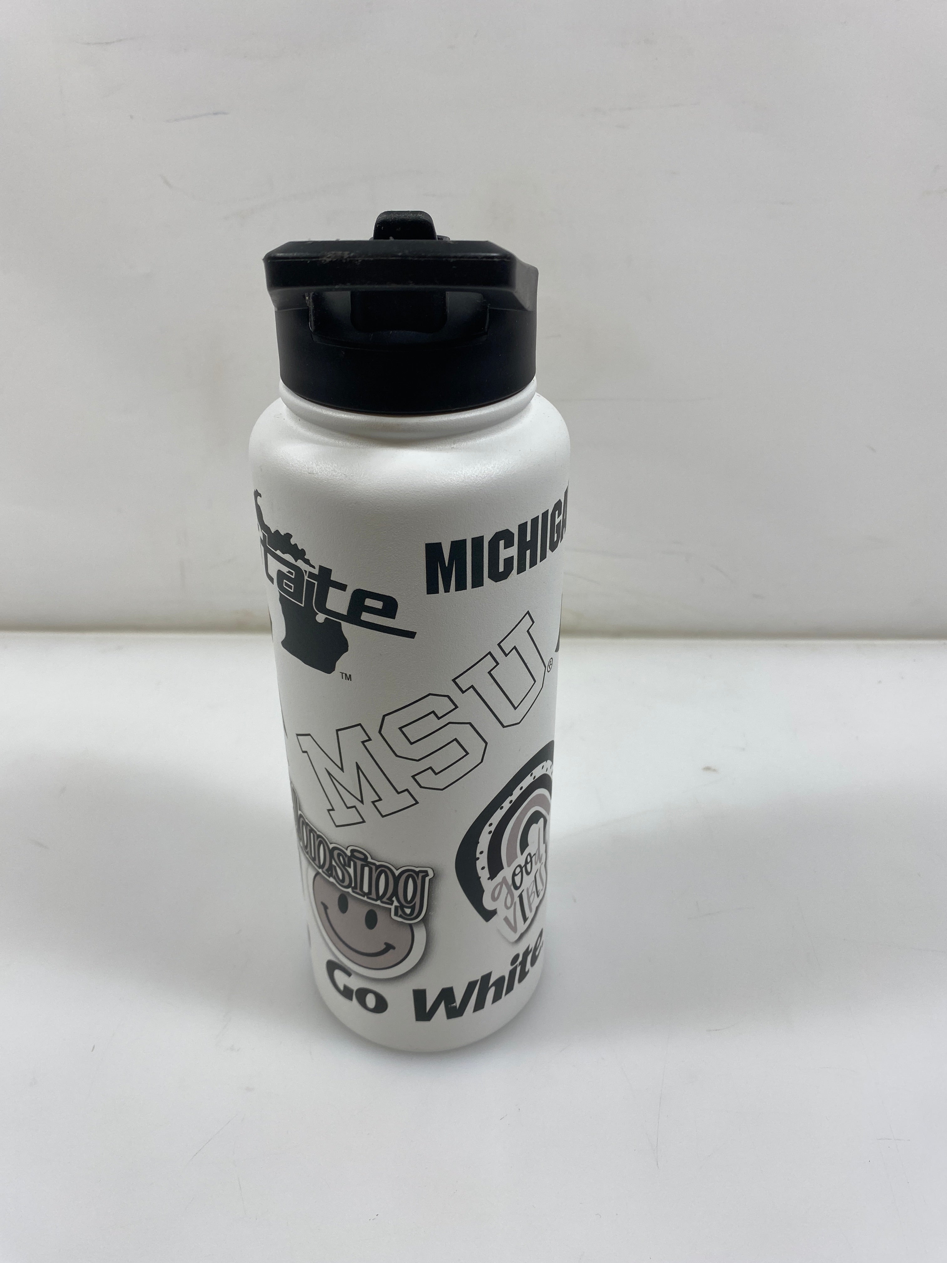 Logobrands C131 34oz Stainless Steel MSU Water Bottle