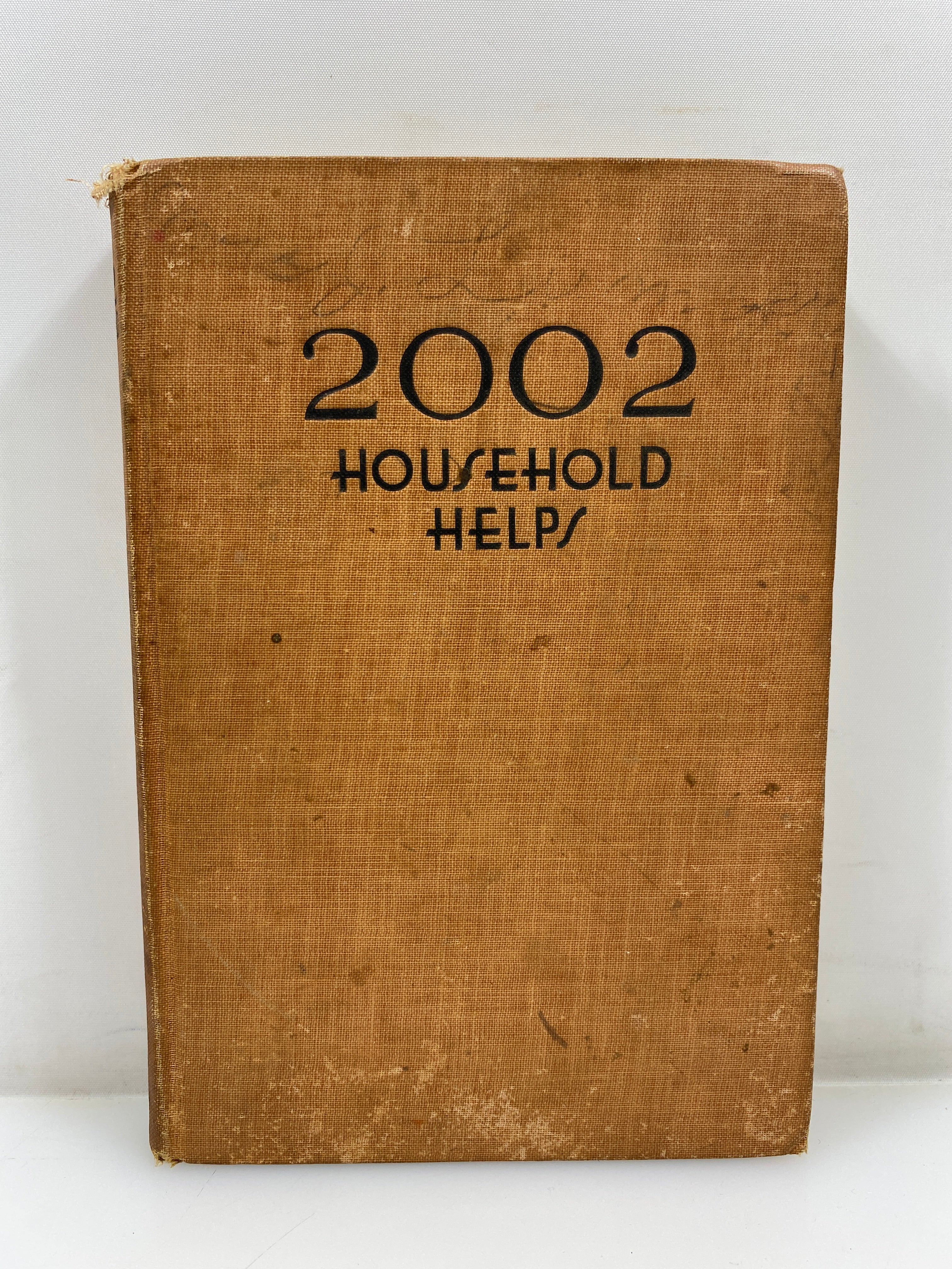 2002 Household Helps Myers and Kellner Publishers 2nd ed. 1933 HC