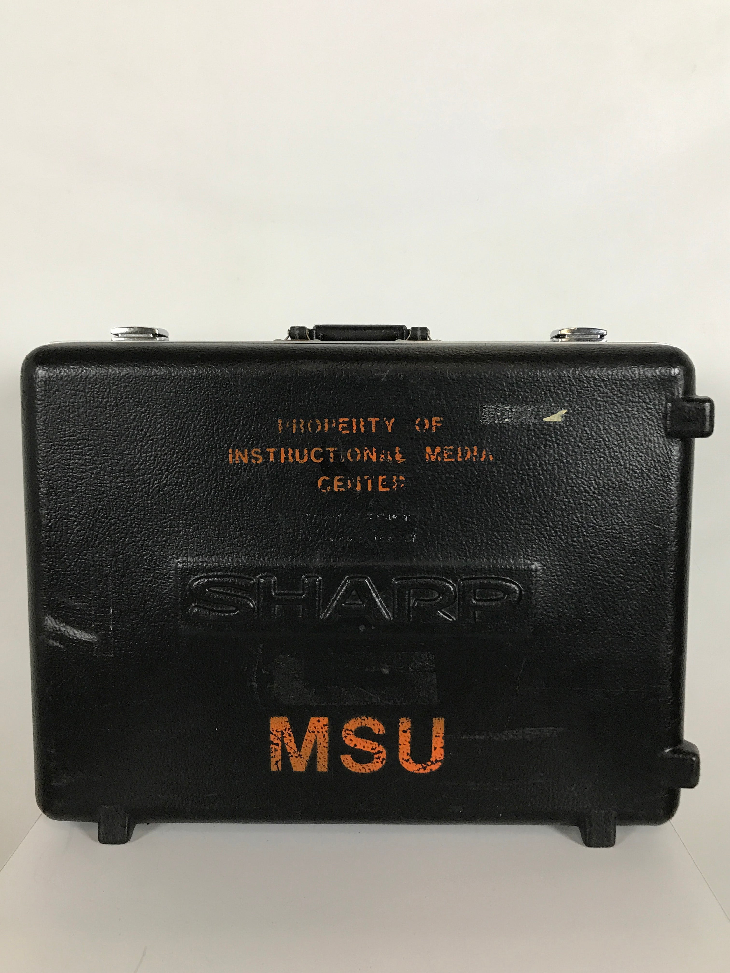Sharp Black Plastic AV Equipment Carry Case