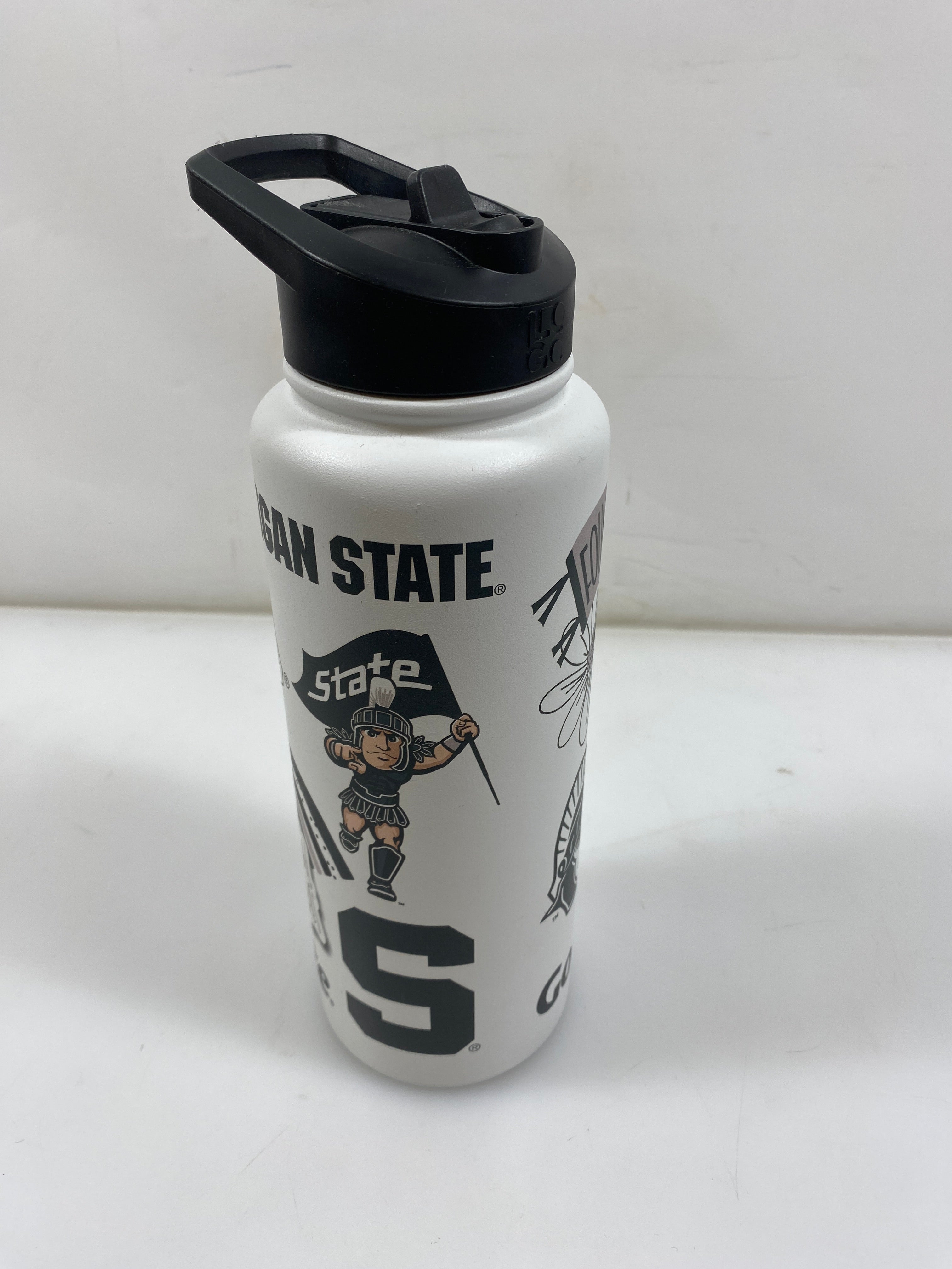 Logobrands C131 34oz Stainless Steel MSU Water Bottle