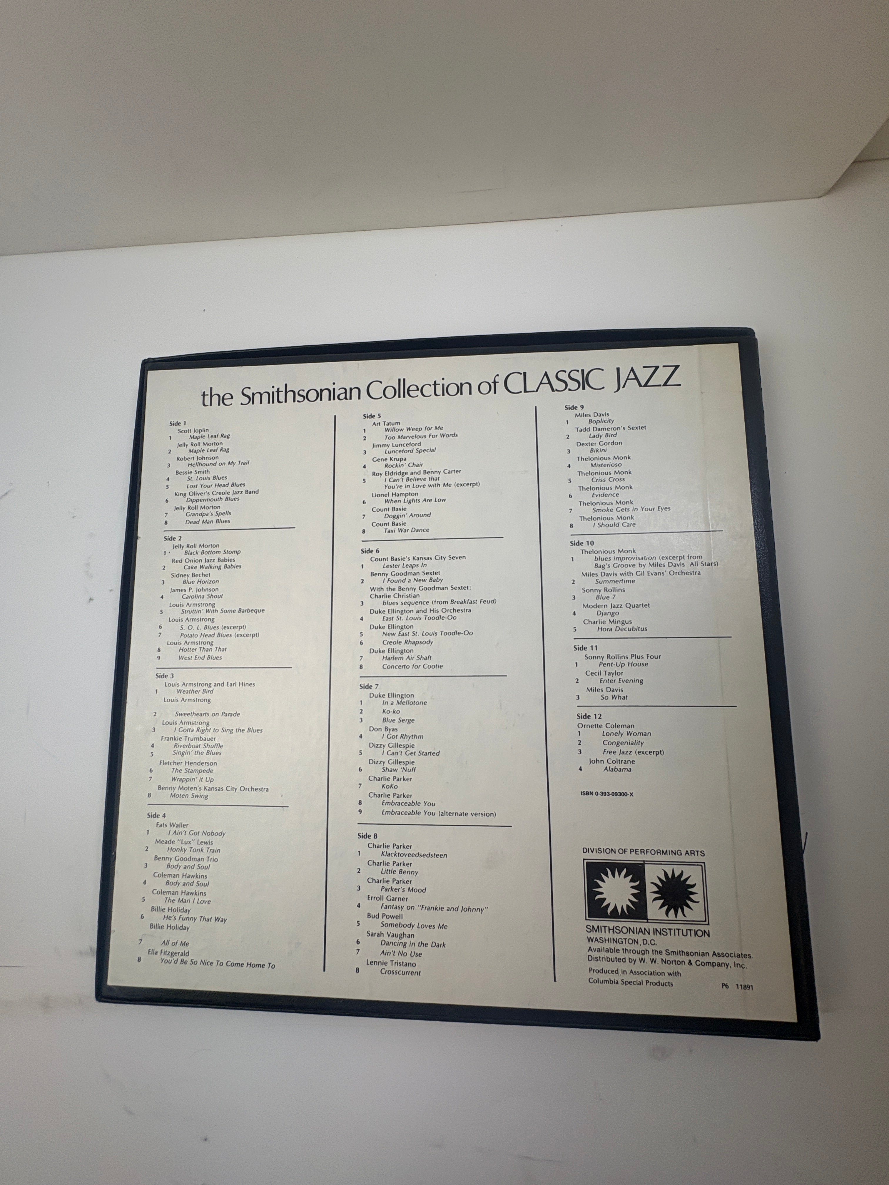 Smithsonian Jazz Collection 6 Album Vinyl Set 1973 – MSU Surplus Store