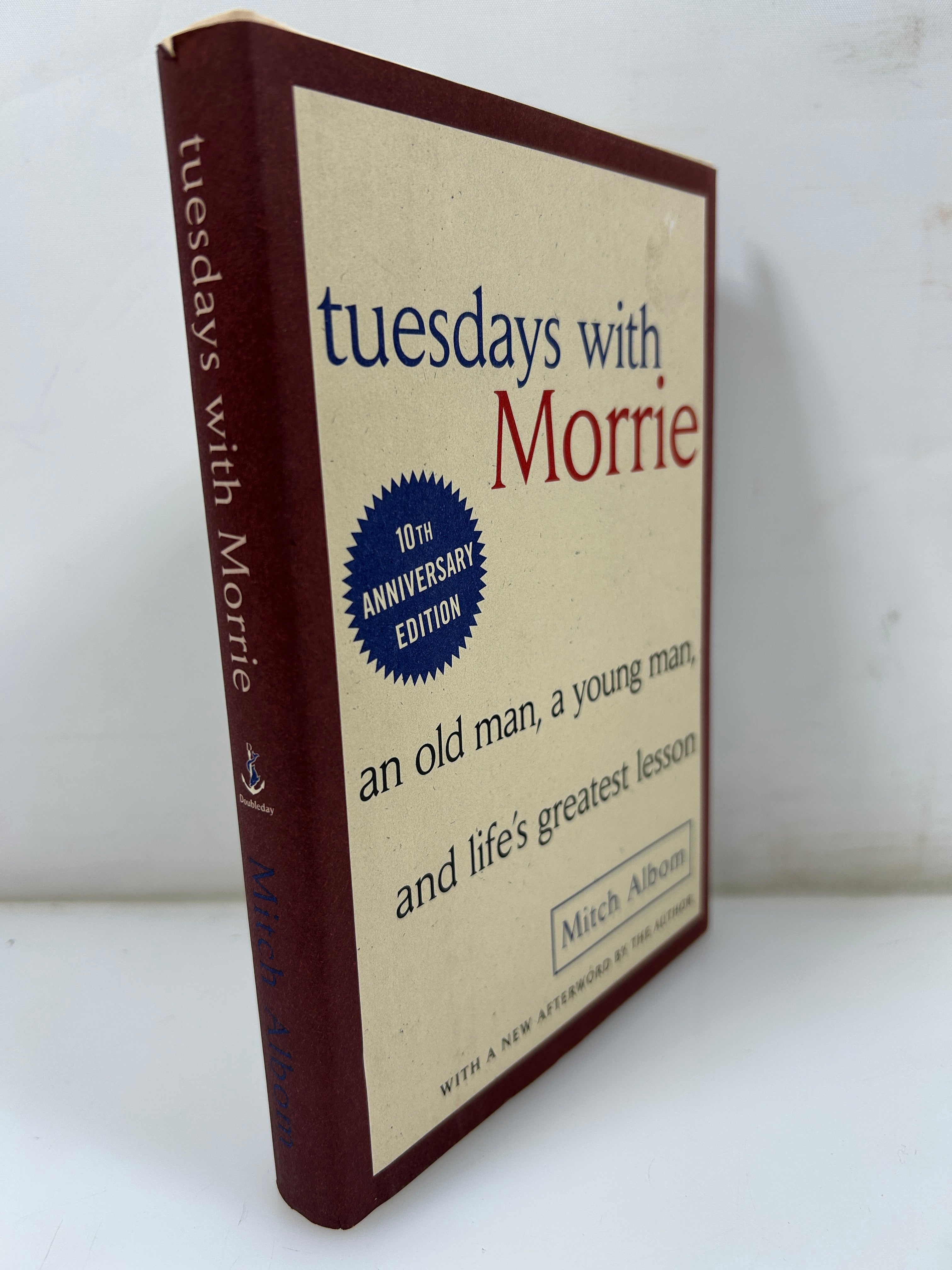 Tuesdays with Morrie 25th Anniversary Edition by Mitch Albom HCDJ