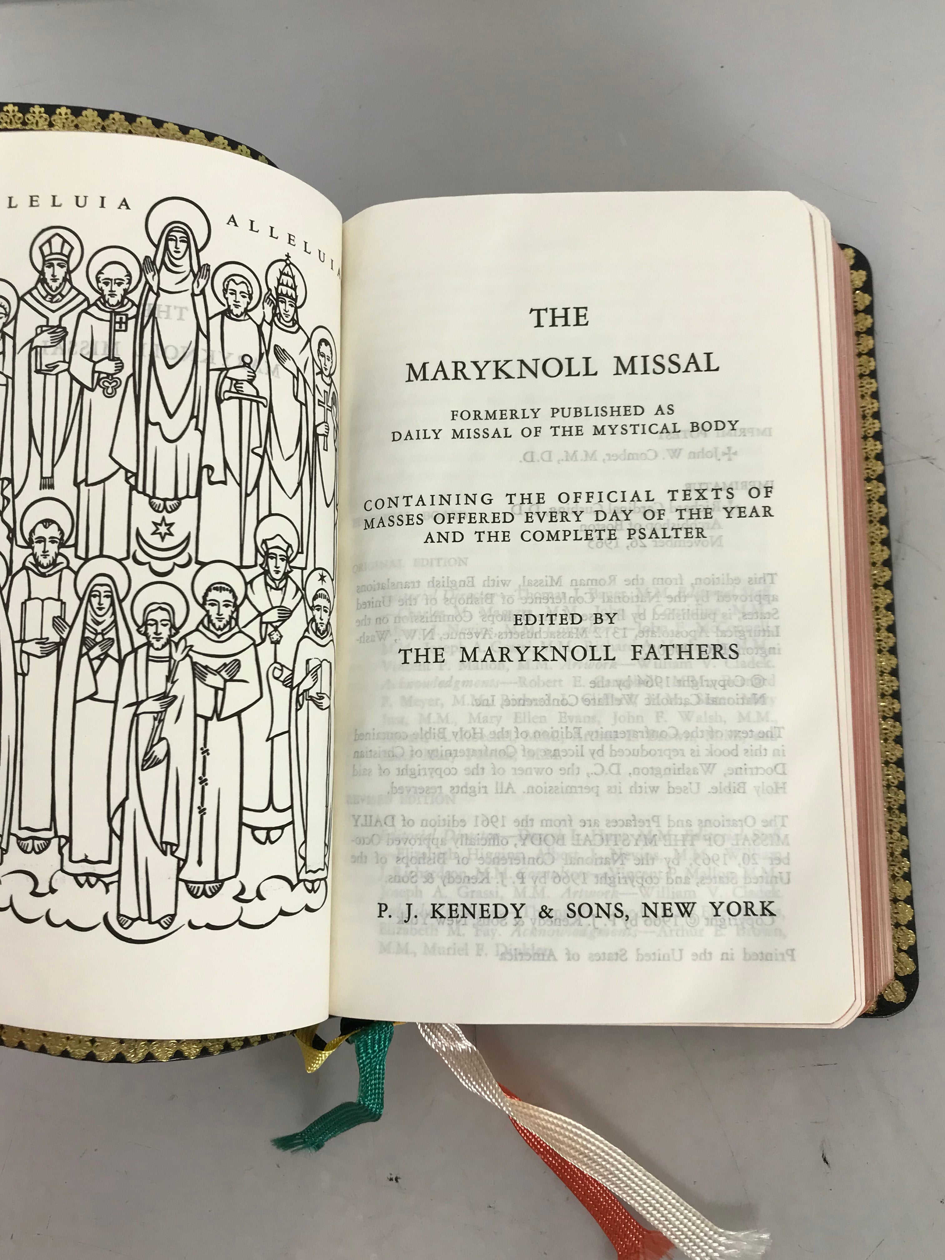 The Maryknoll Missal 1966 with Box