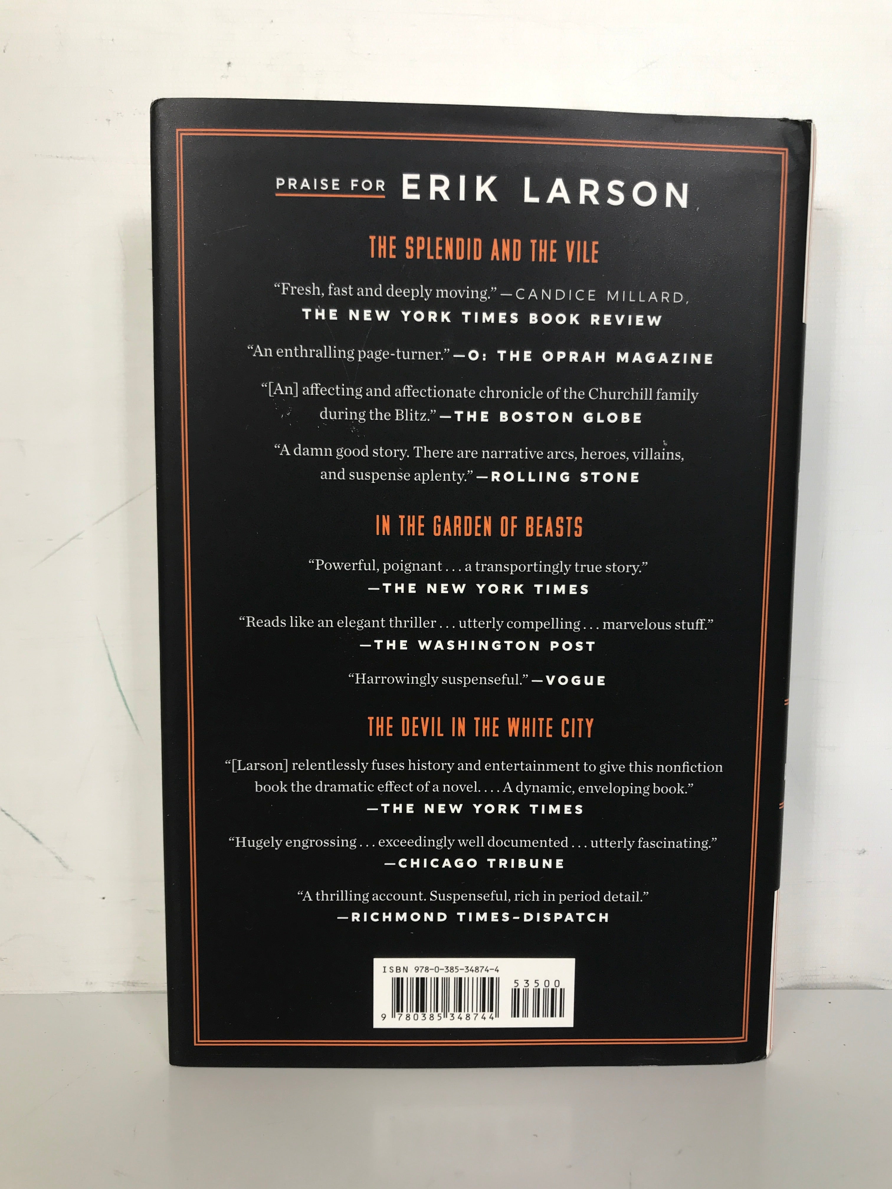 The Demon of Unrest Erik Larson 2024 Signed 1st Ed HC DJ