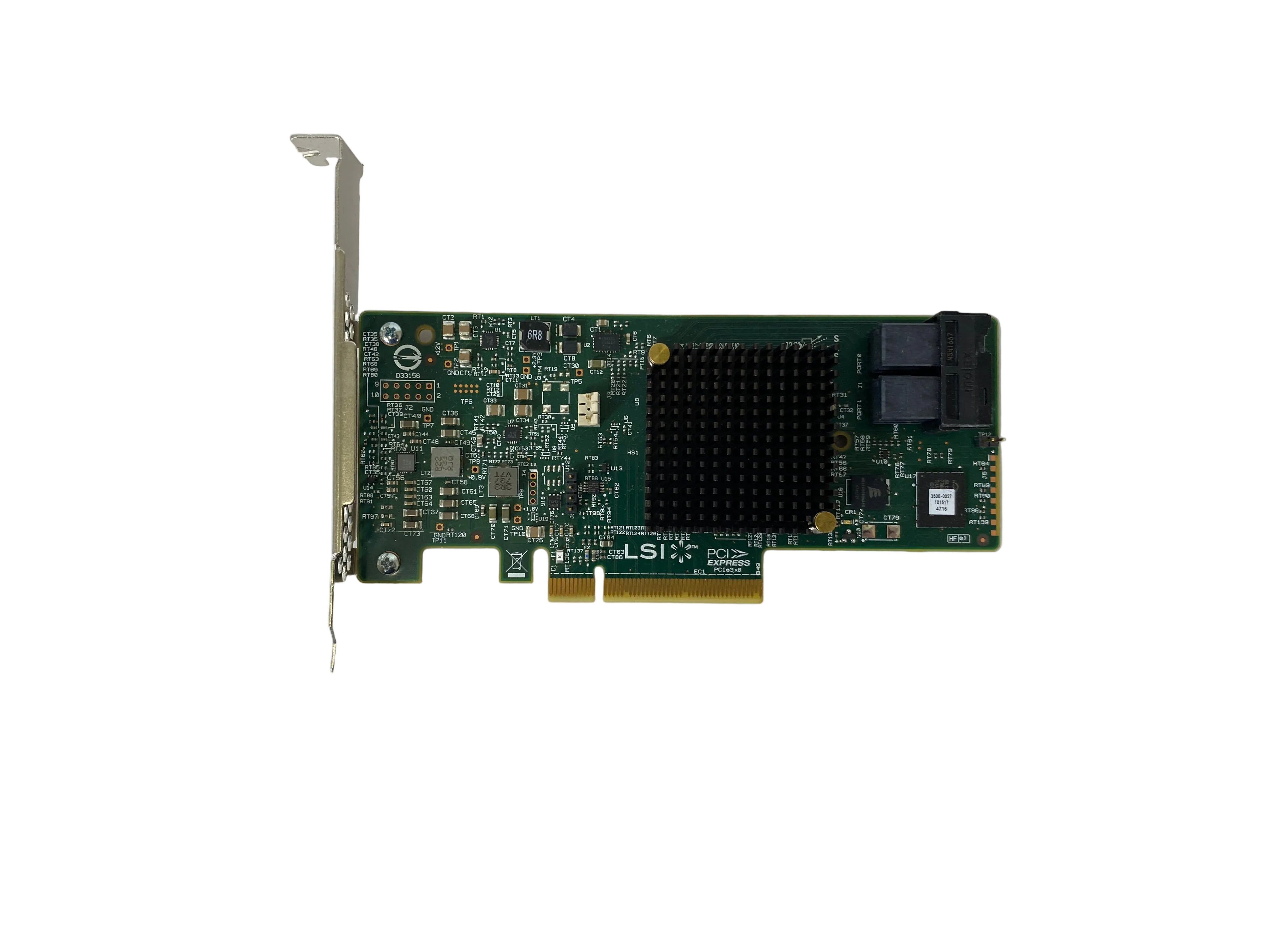 Dell 0WFN6R LSI 9341-8I 8-Port 12Gbps MegaRAID SAS/SATA Controller PCIe x8