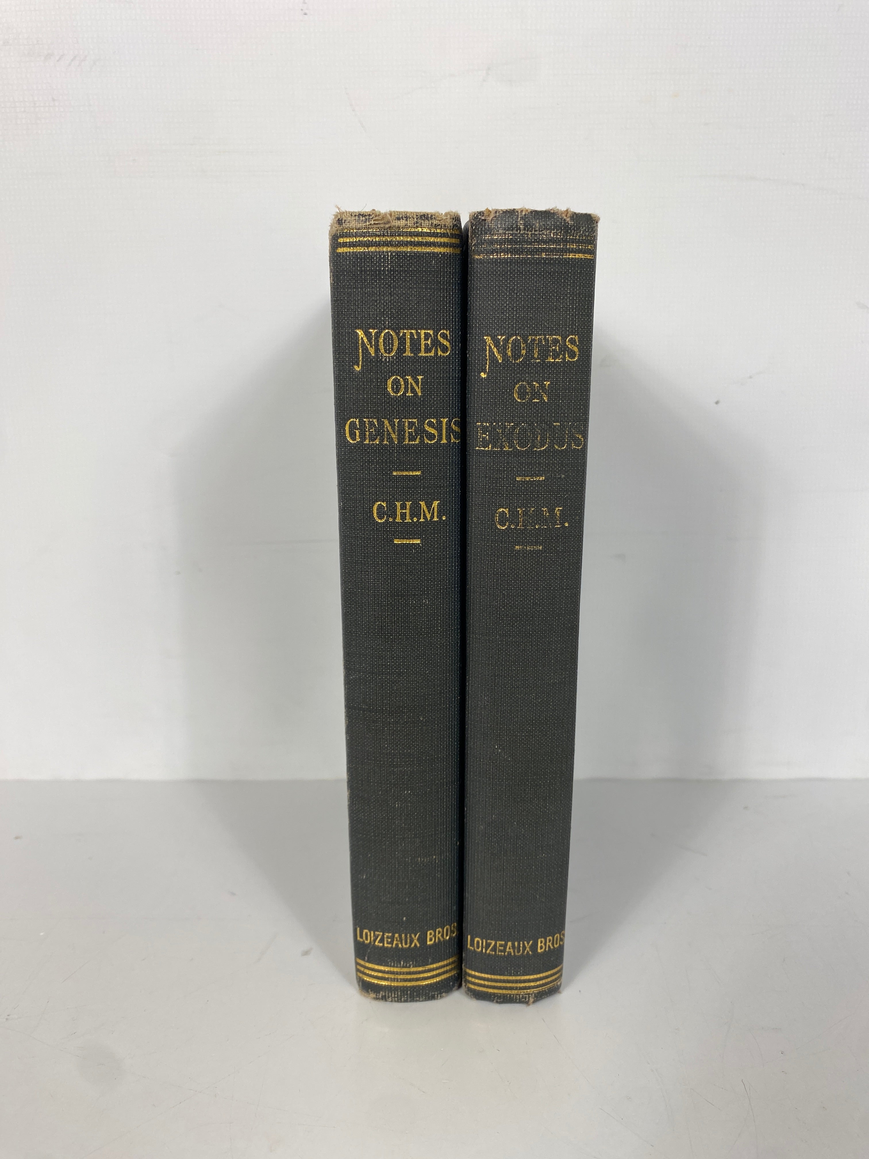 2 Volumes: Notes on Genesis/Notes on Exodus C.H.M. Antique HC