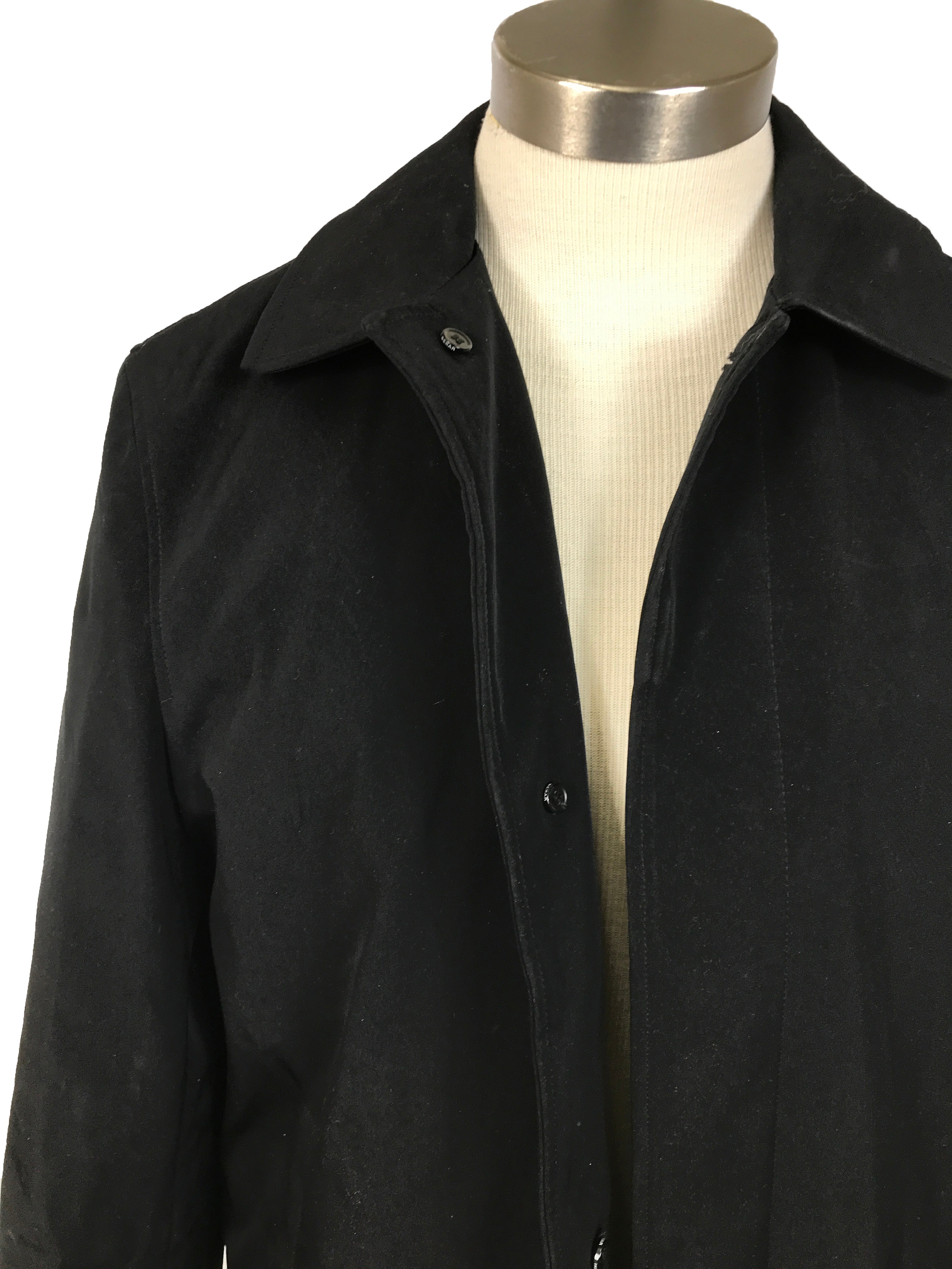 Ike Behar Black Coat Men's Size Small 36-38
