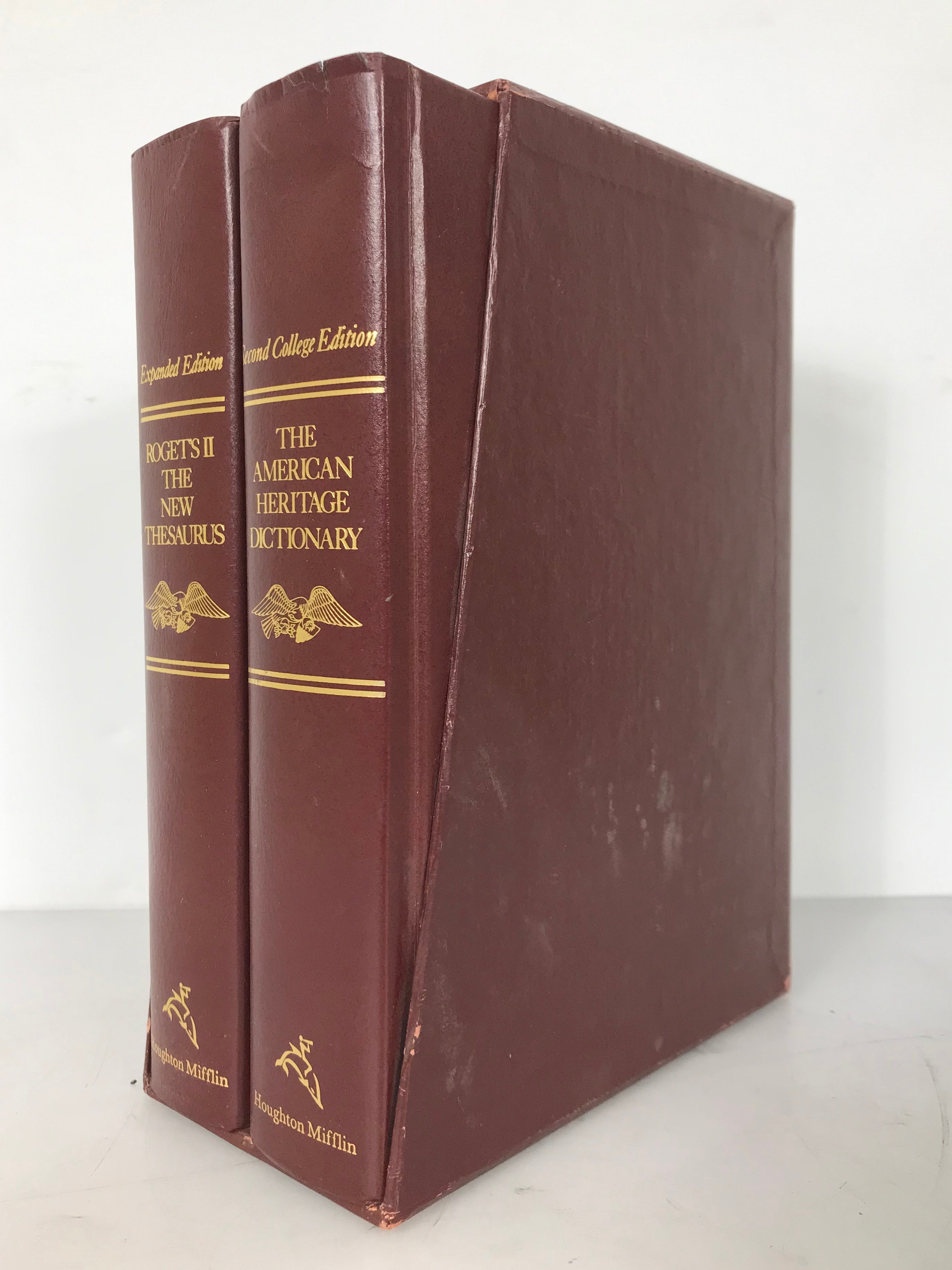 The American Heritage Dictionary & Roget's II Thesaurus with Slipcase
