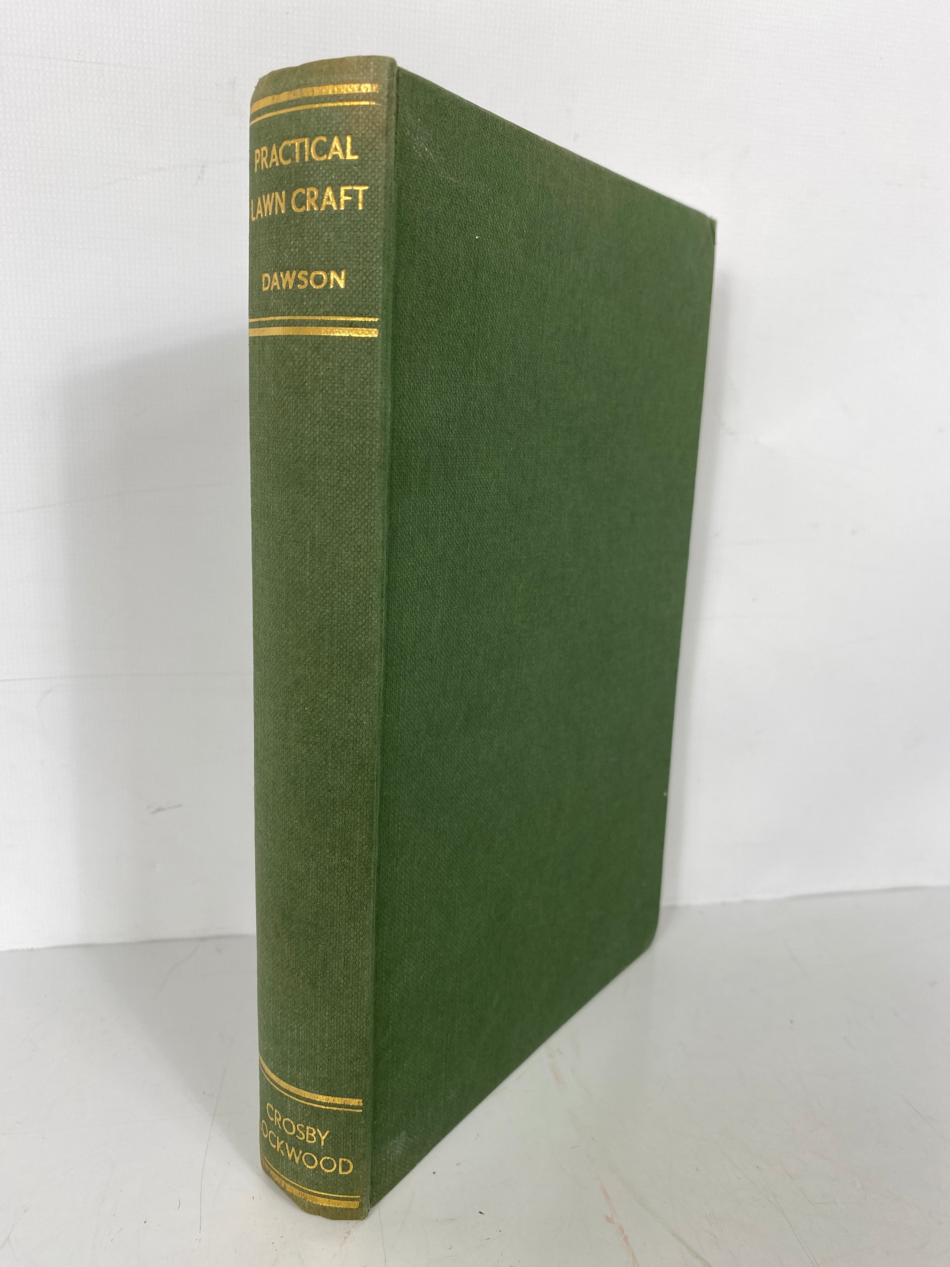 Practical Lawn Craft & Mgmt of Sports Turf Dawson 1954 4th Ed HC