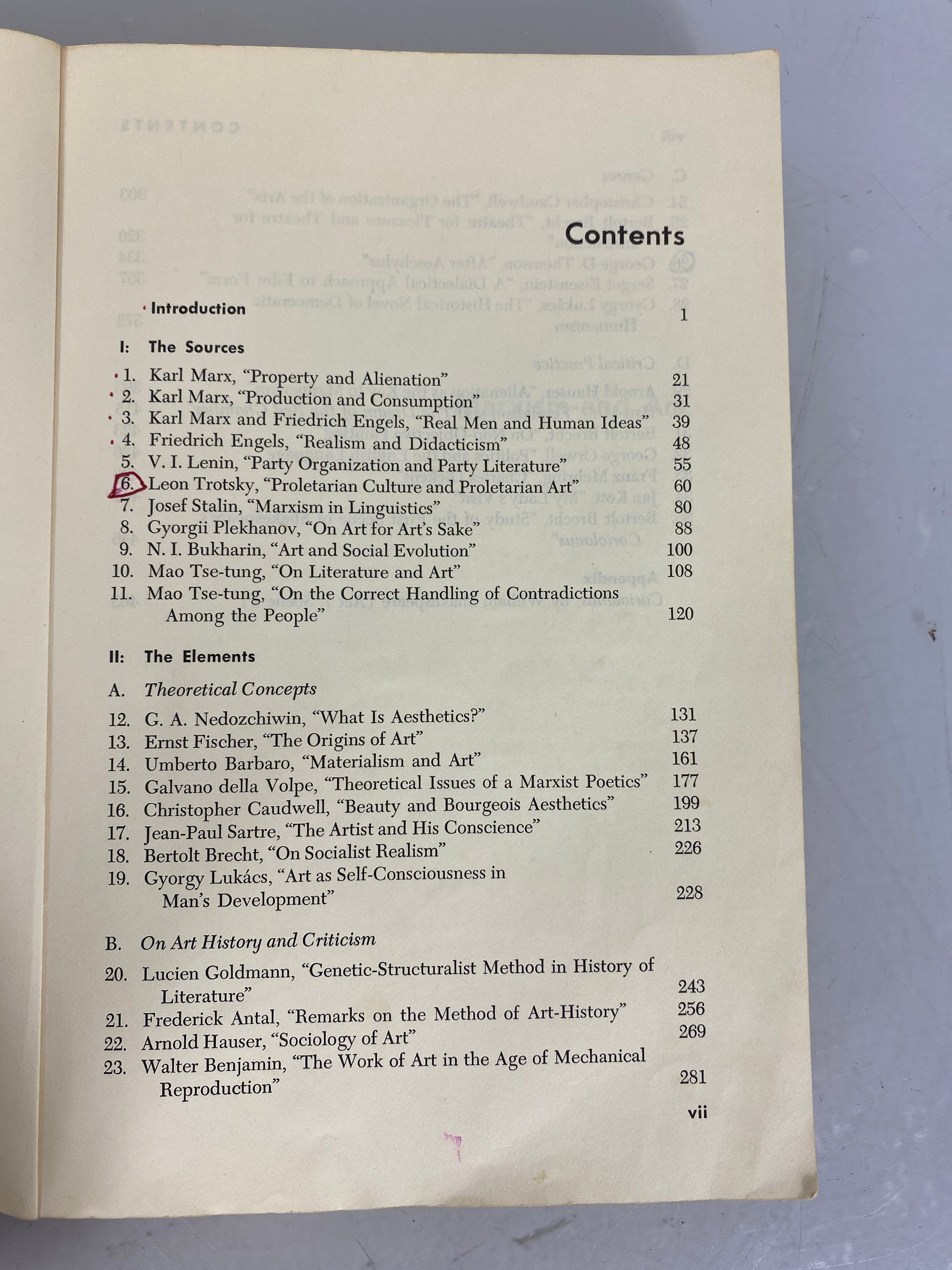 Marxism & Art Writings in Aesthetics and Criticism by Lang and Williams 1972 SC