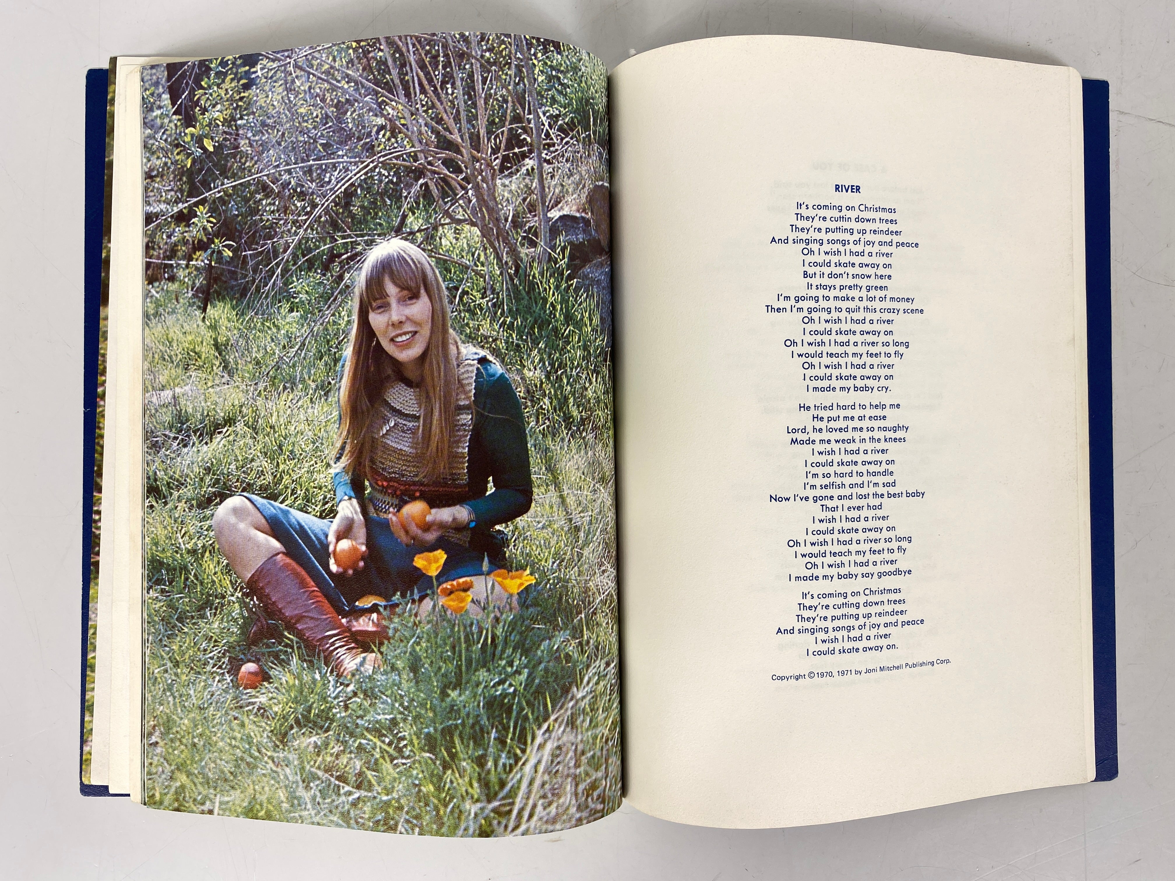 Joni Mitchell Blues Complete Songbook with Photos 1971