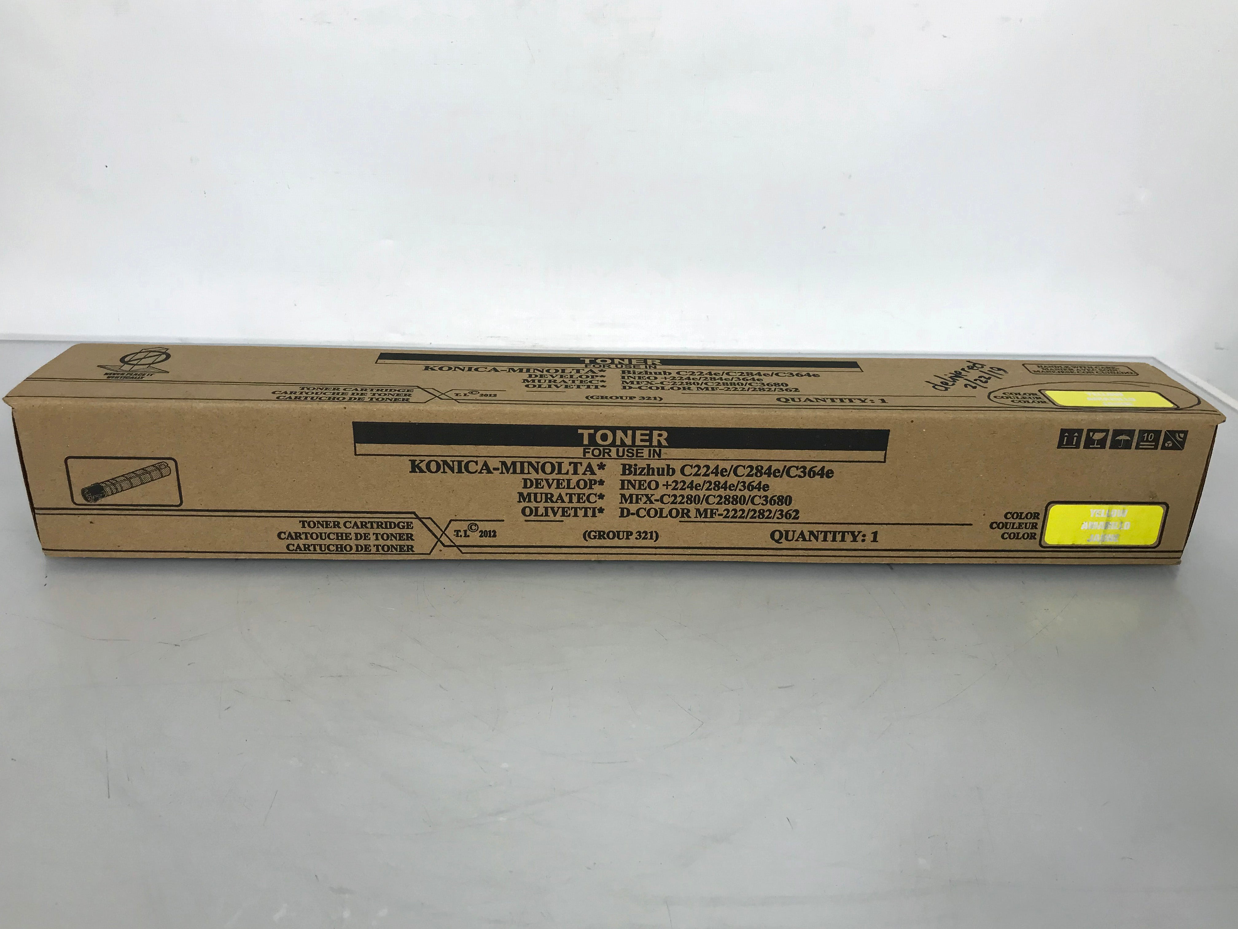Konica Minolta Replacement Toner Cartridge Yellow For Bizhub C224e/C284e/C364e