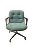 Steelcase #451312M Mint Grey Upholstered Office Chair