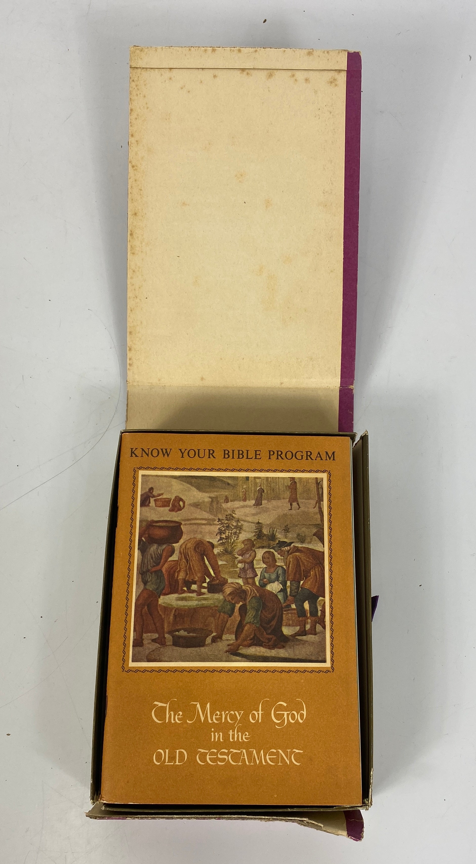 Vintage Know Your Bible Program 9 Boxes w 60 Booklets 1950s-60s SC