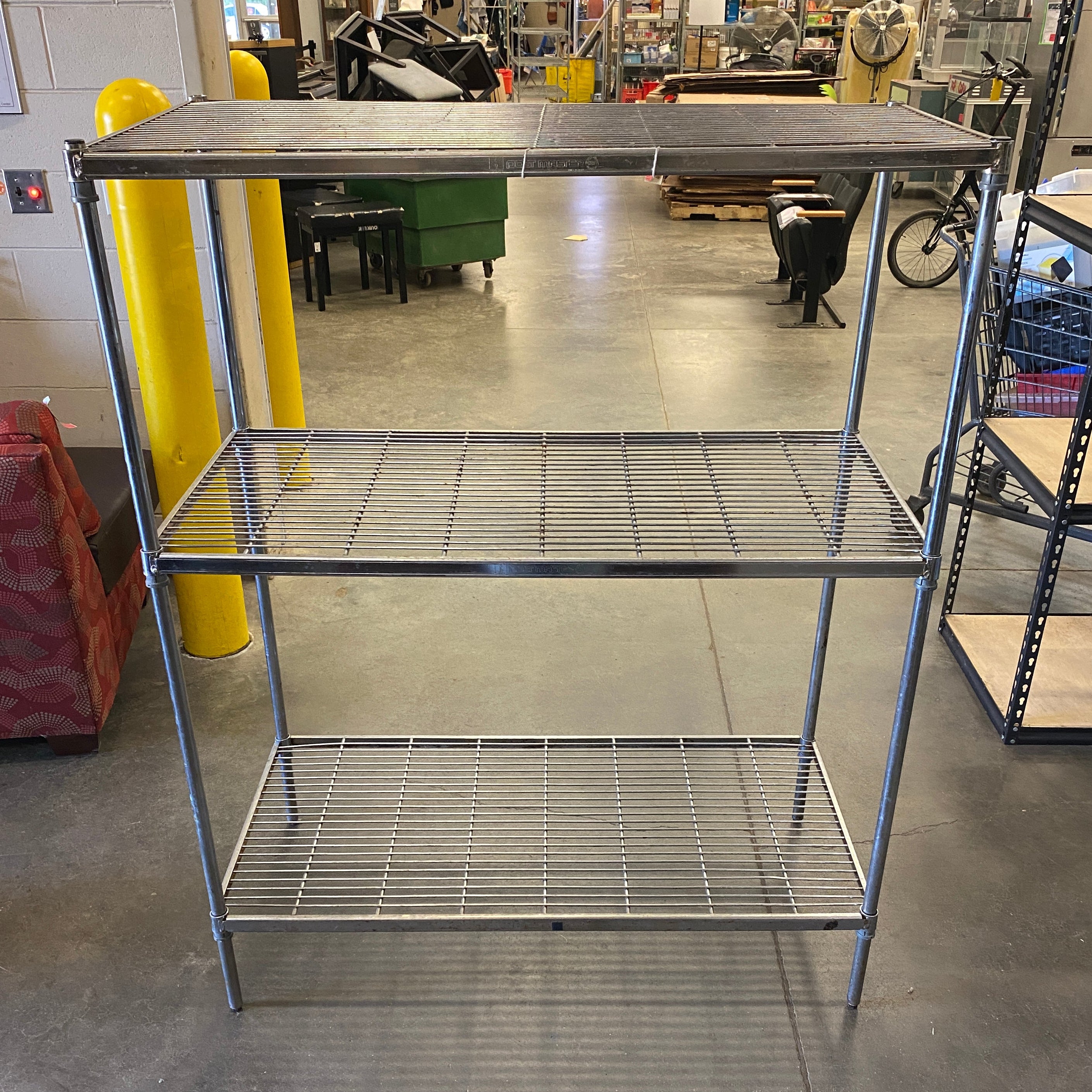 Silver Wire 3 Tier Shelf