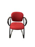 Red Waiting Chair With Adjustable Back