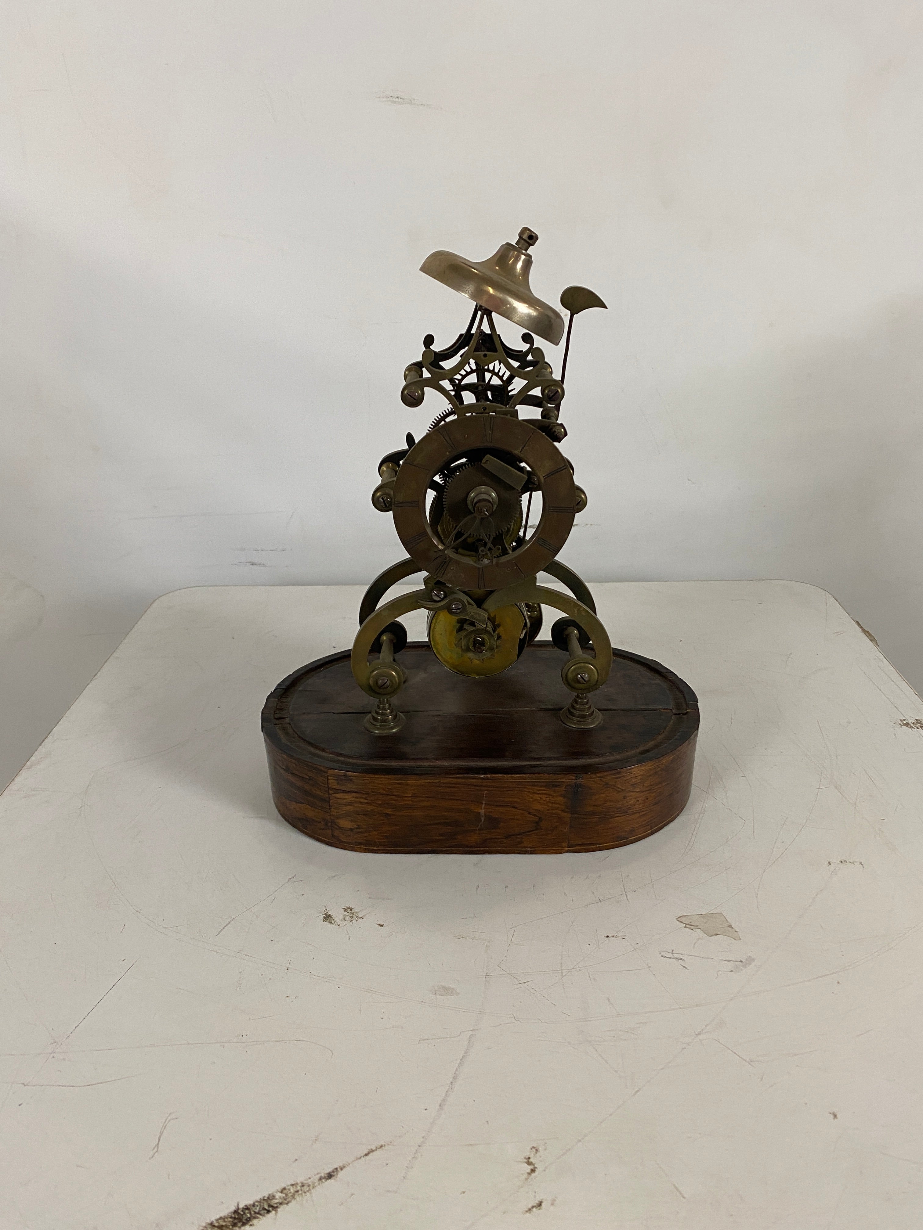 Antique Skeleton Clock