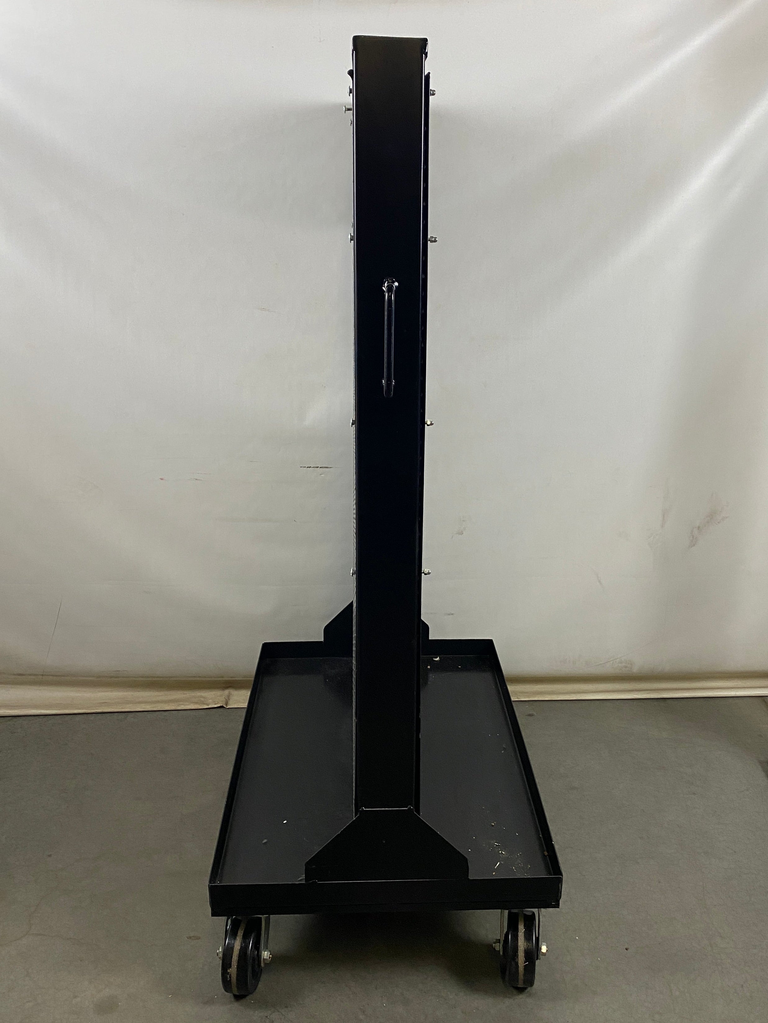 Pucel Pegboard Cart With Bin And Hooks