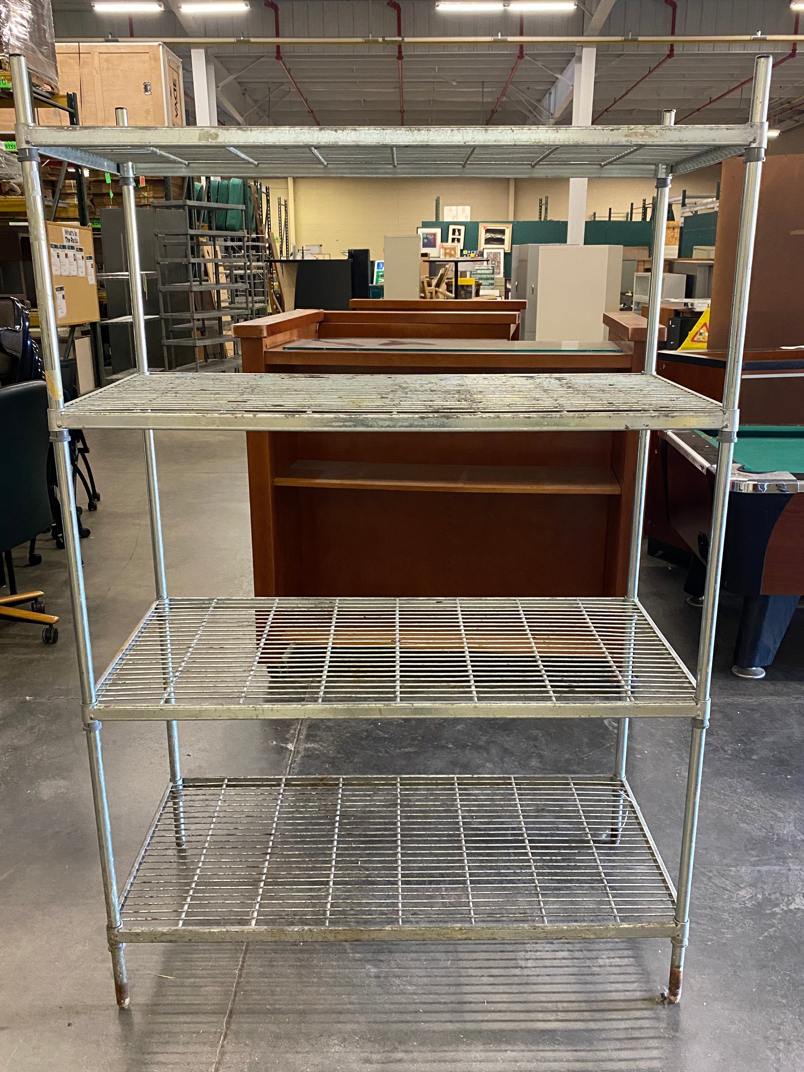 Silver Wire 4 Tier Shelf