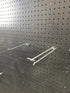 Pucel Pegboard Cart With Bin And Hooks