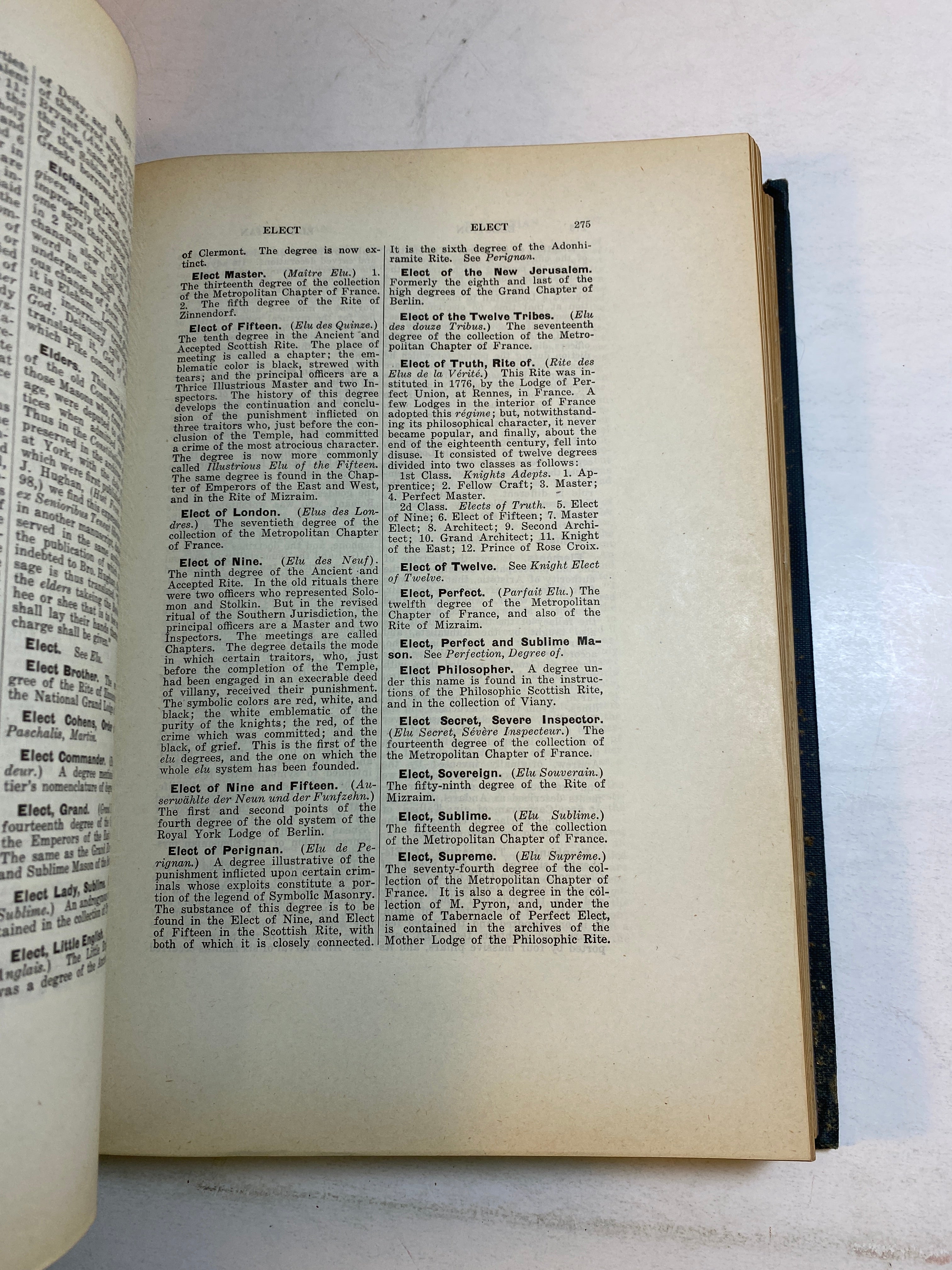 Encyclopedia of Freemasonry Albert Mackey 1917 HC