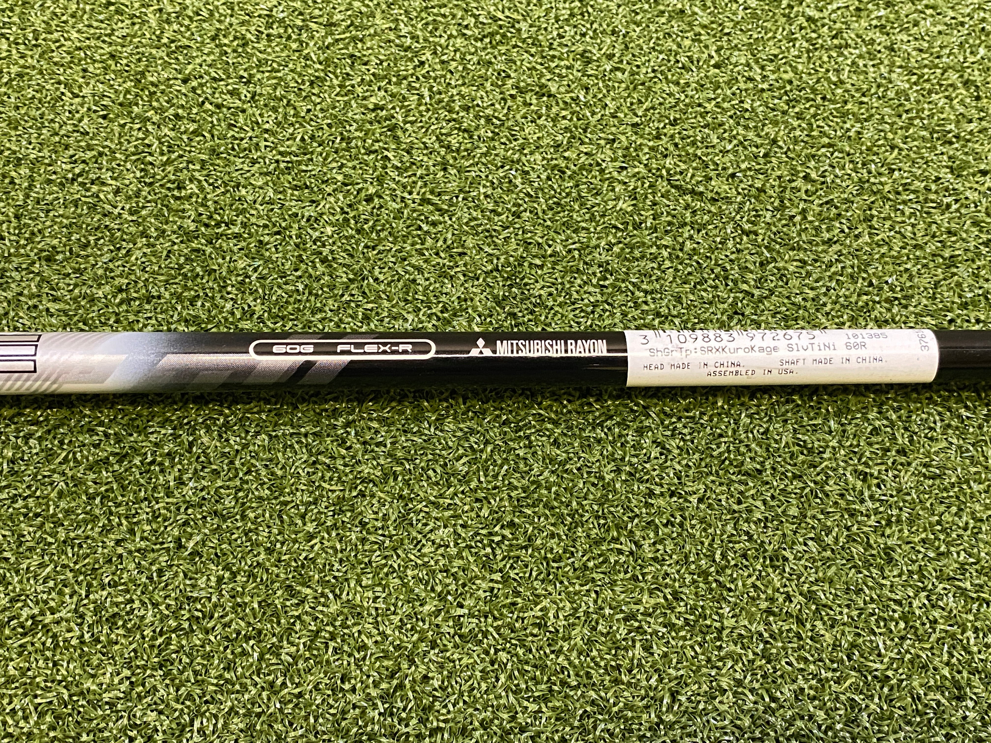 Mitsubishi Rayon KURO KAGE 60G Flex-R Tini Driver Shaft 44" #17