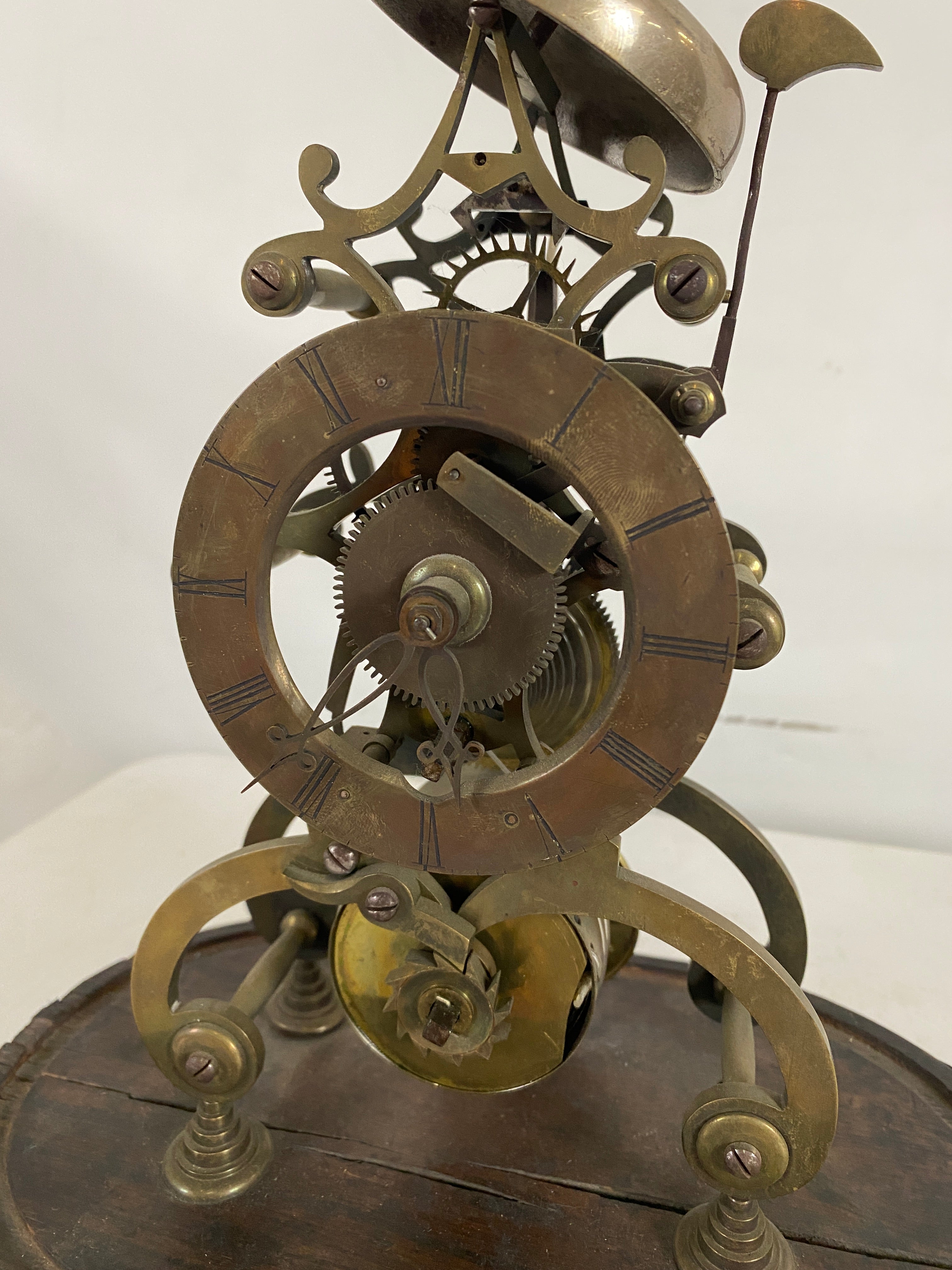 Antique Skeleton Clock
