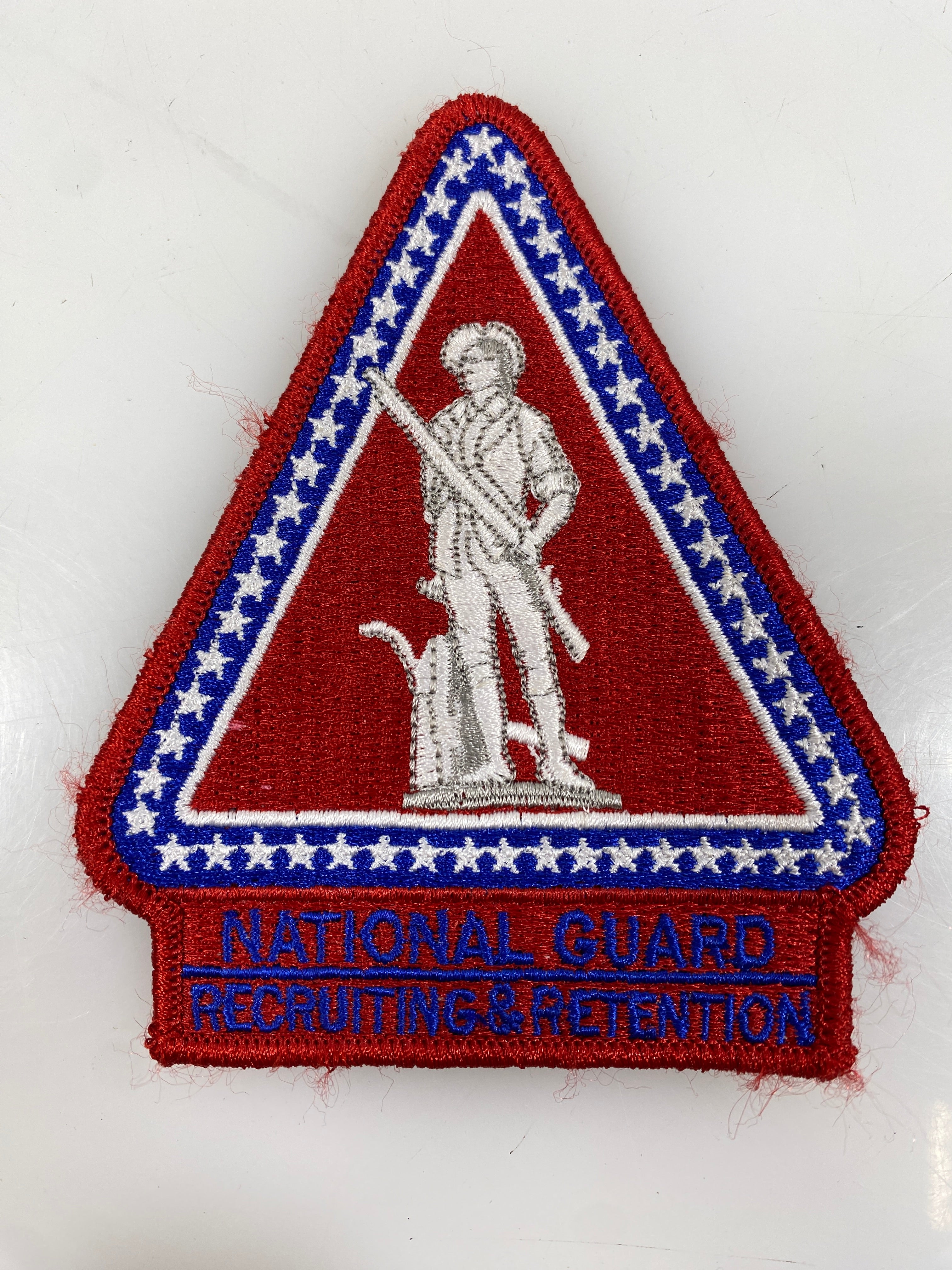 National Guard ROTC Velcro Red, White, and Blue Patch
