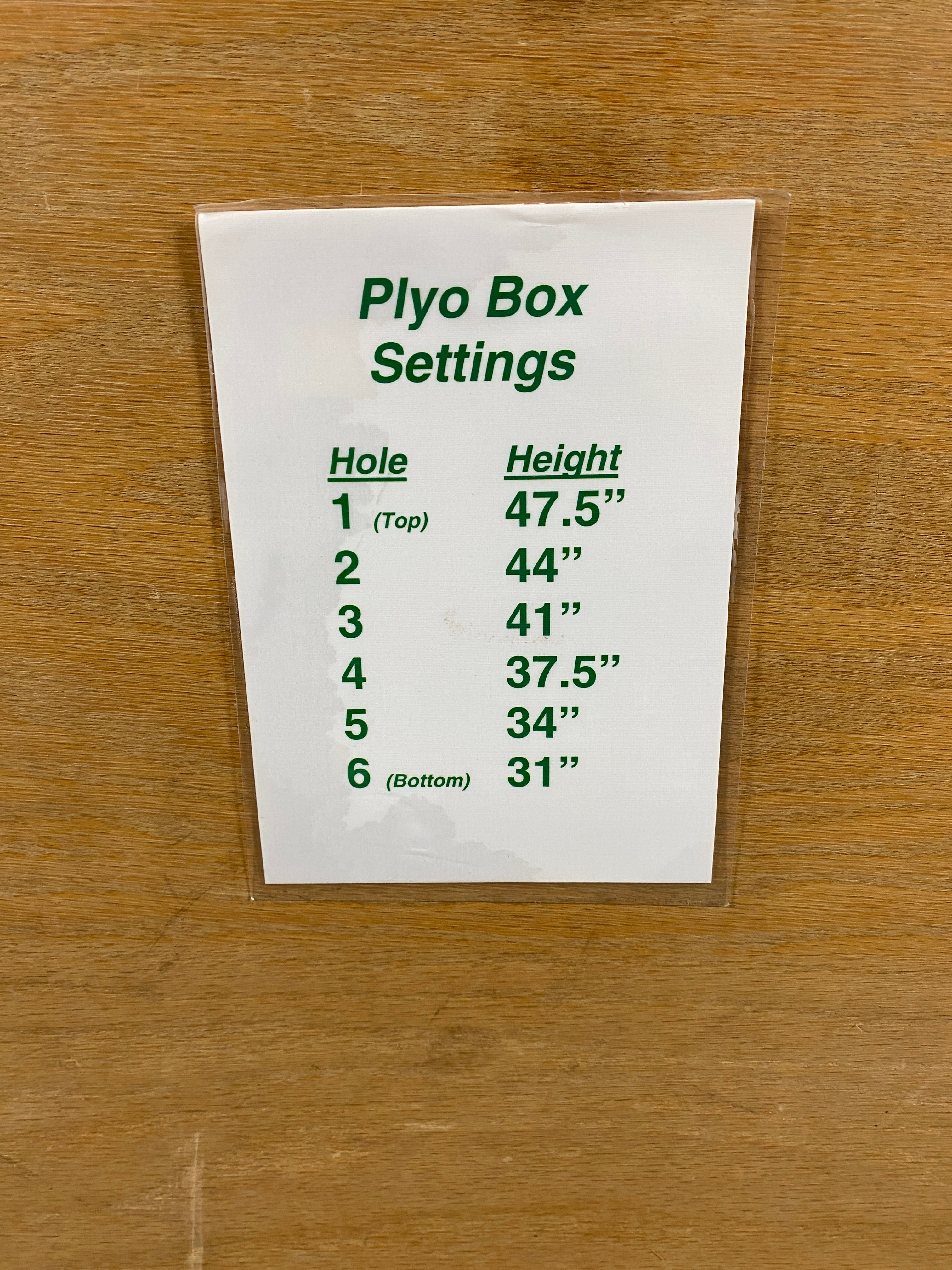 Plyo Wooden Vertical Jump Box