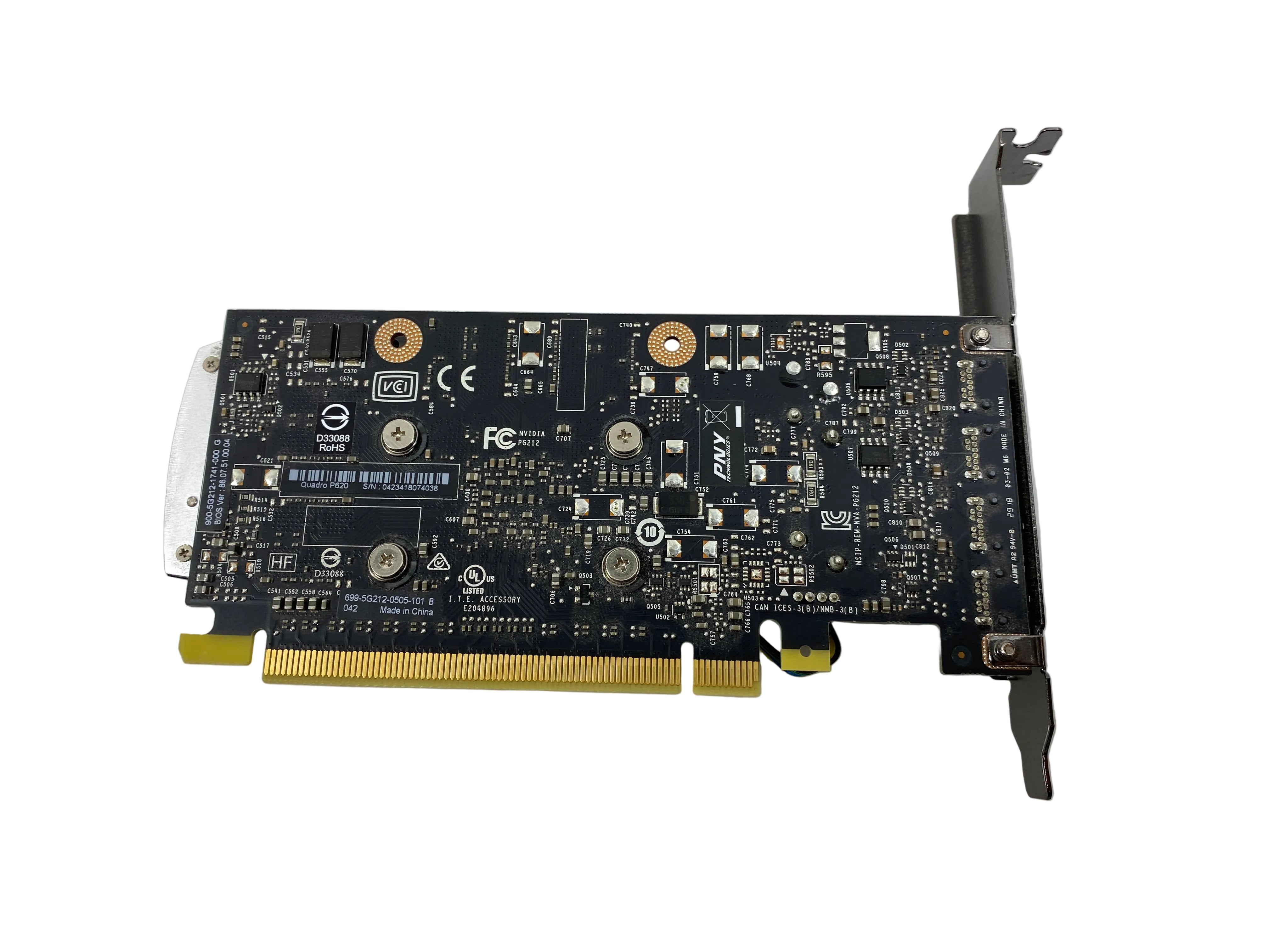 Nvidia Quadro P620 2GB GDDR5 PCIe Video Graphics Card Full Height