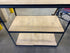 Black Metal and Wood 4 Tier Shelf
