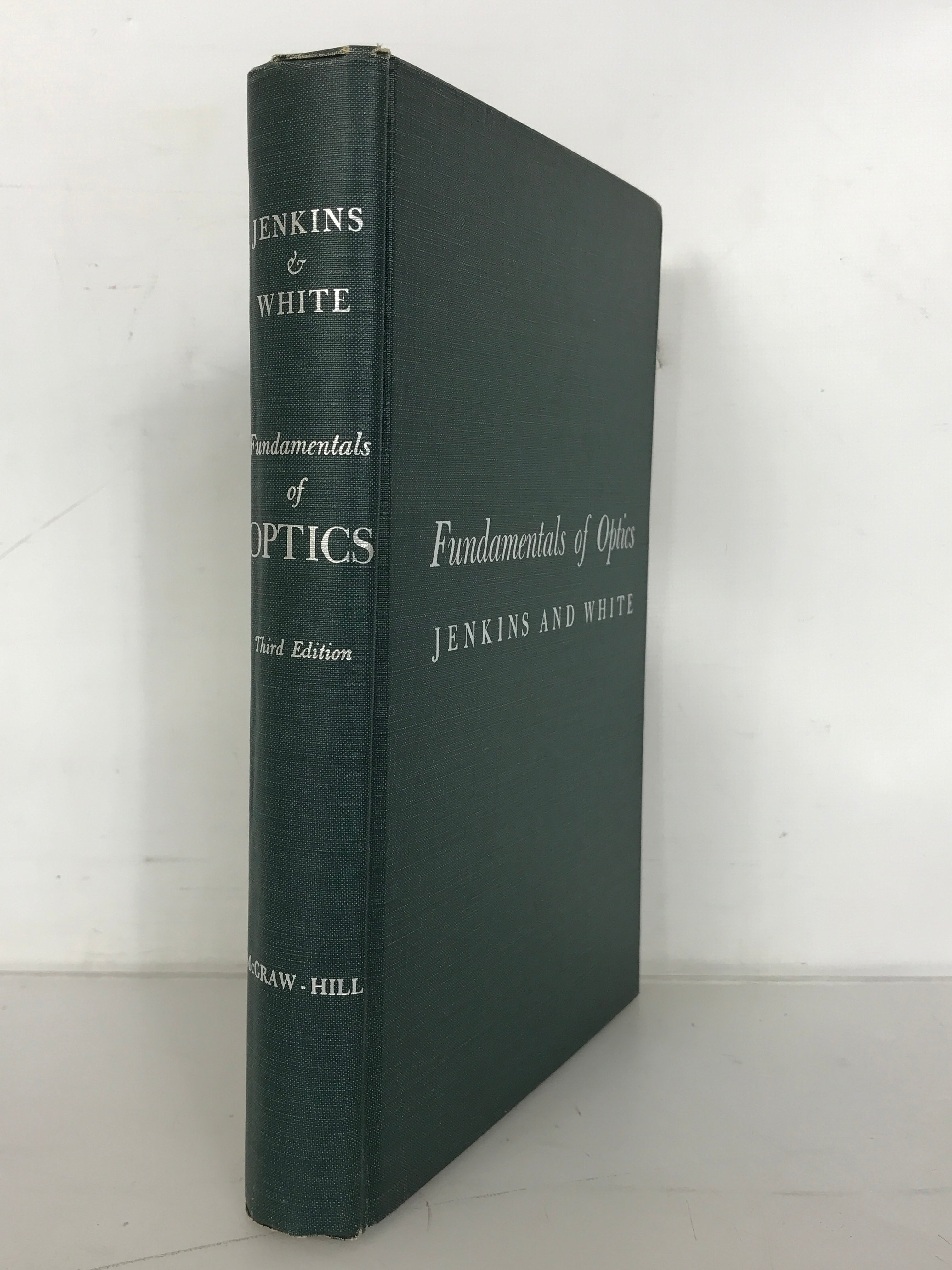 Fundamentals of Optics by Francis A. Jenkins and Harvey E. White 1957 HC DJ