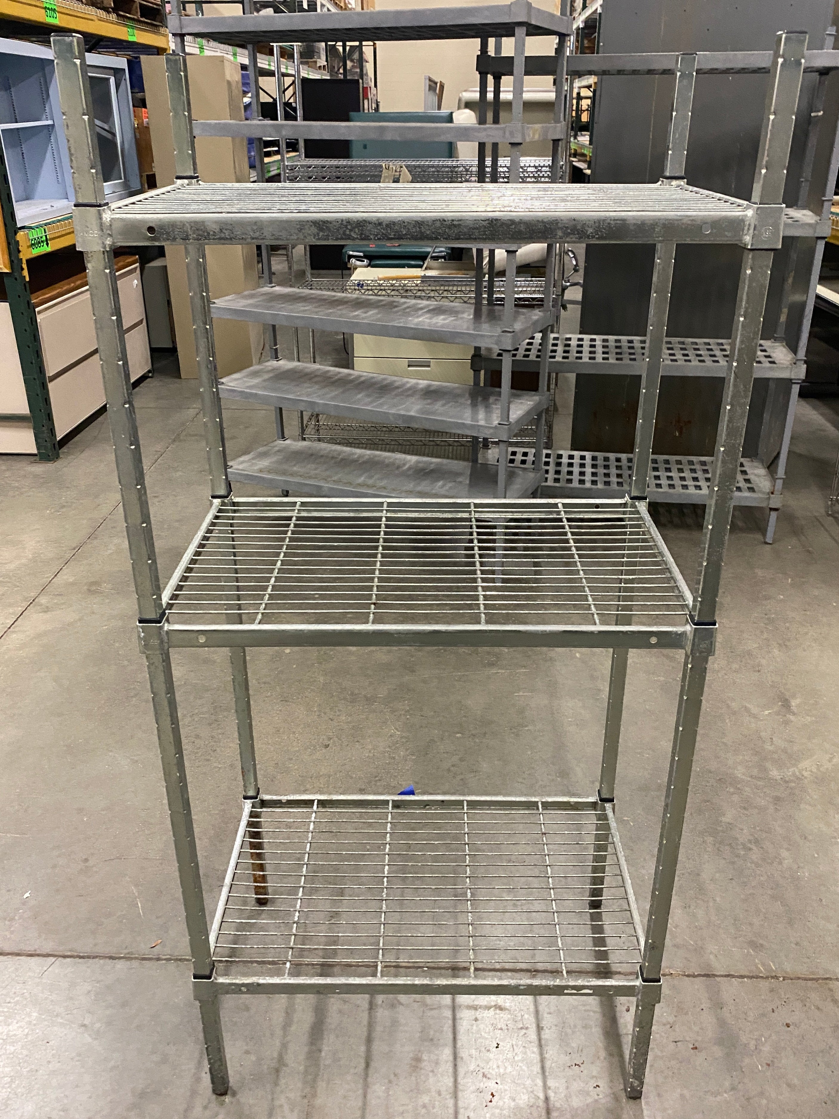 AMCO Silver 3 Tier Shelf