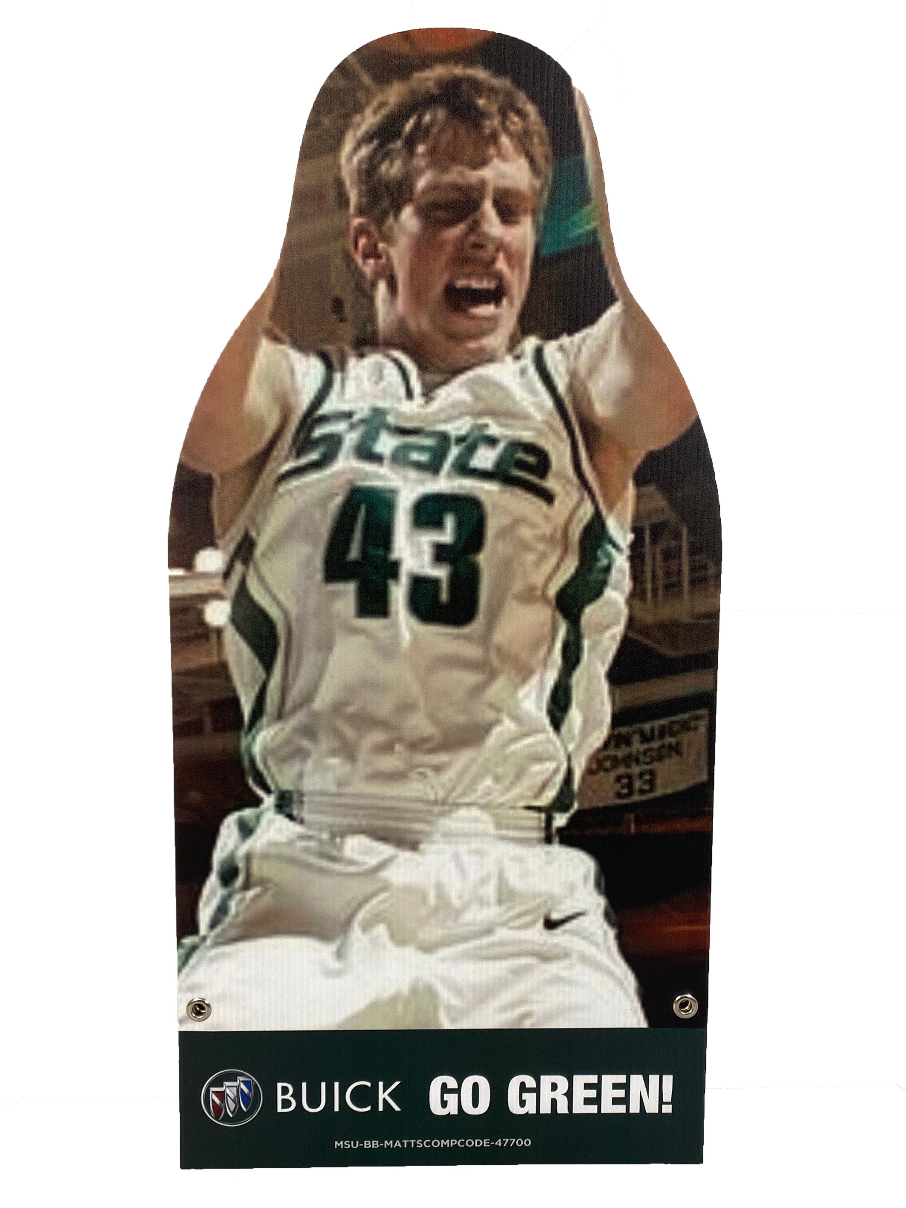 Jake Hannon Corrugated Plastic Player Cutout